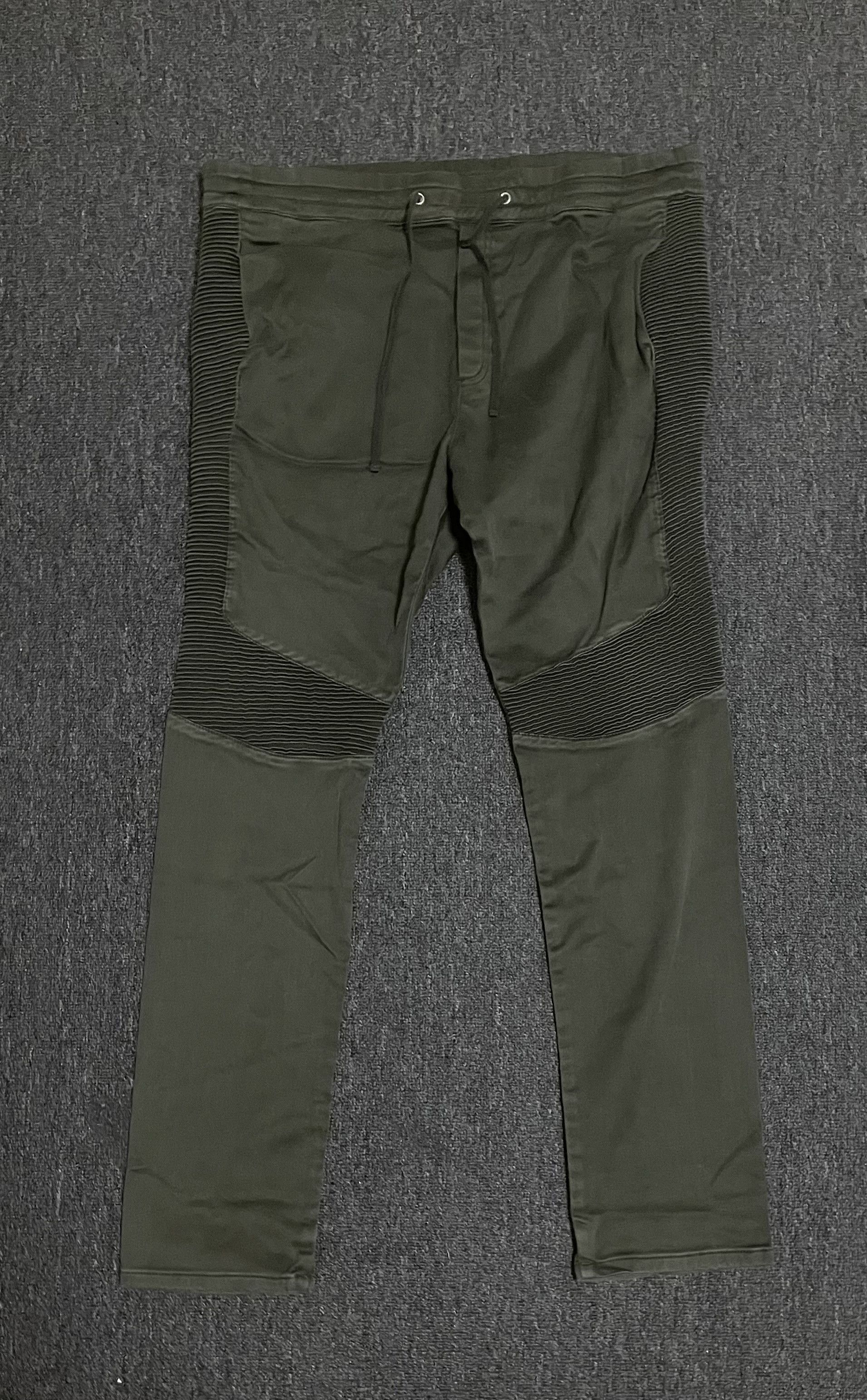 Balmain BALMAIN workwear motorcycle pants size L Size US 32 / EU 48 - 1 Thumbnail