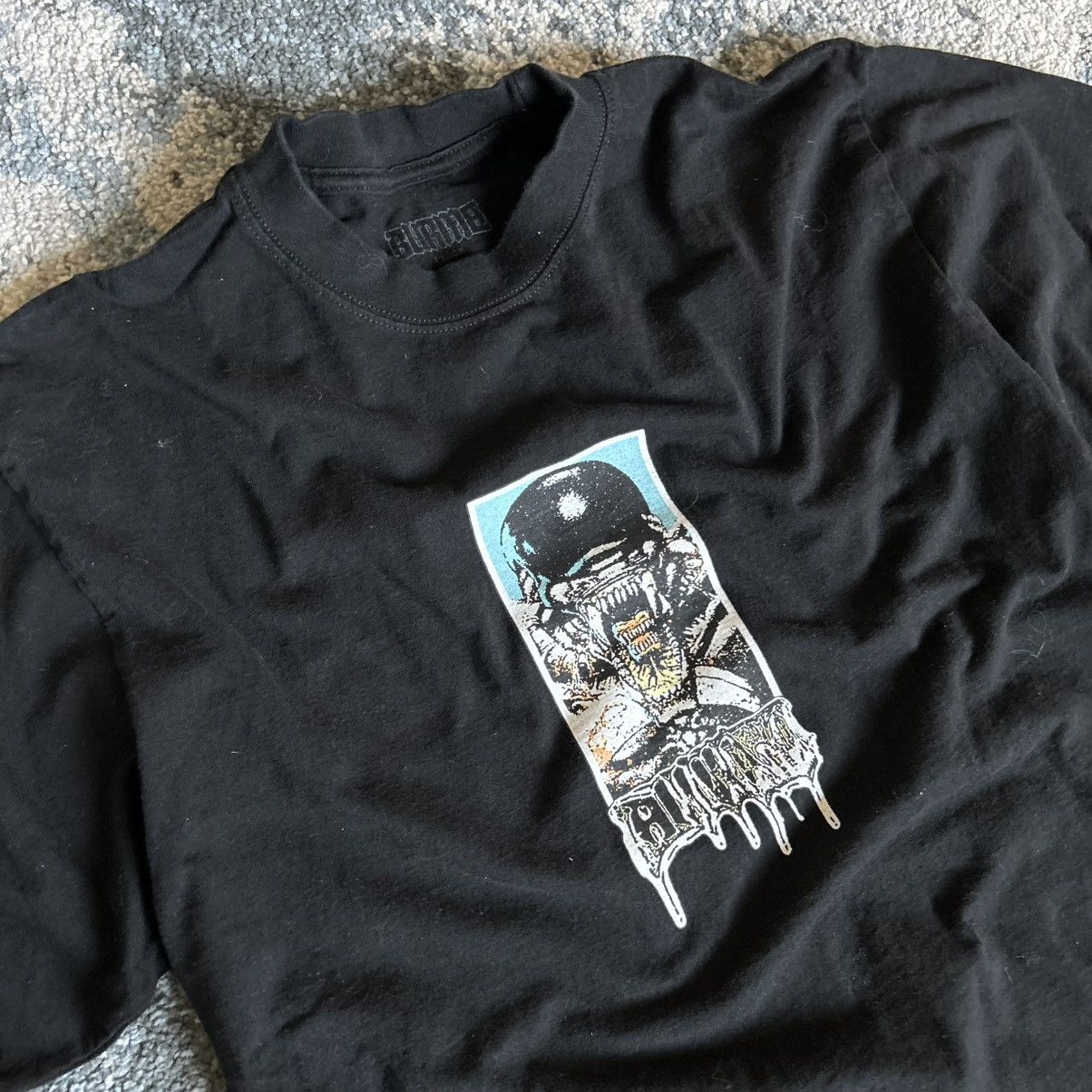 Burma BLACK XENO TEE XENOMORPH ALiEN CYBERPUNK SCi-Fi HORROR METAL Size US L / EU 52-54 / 3 - 4 Thumbnail