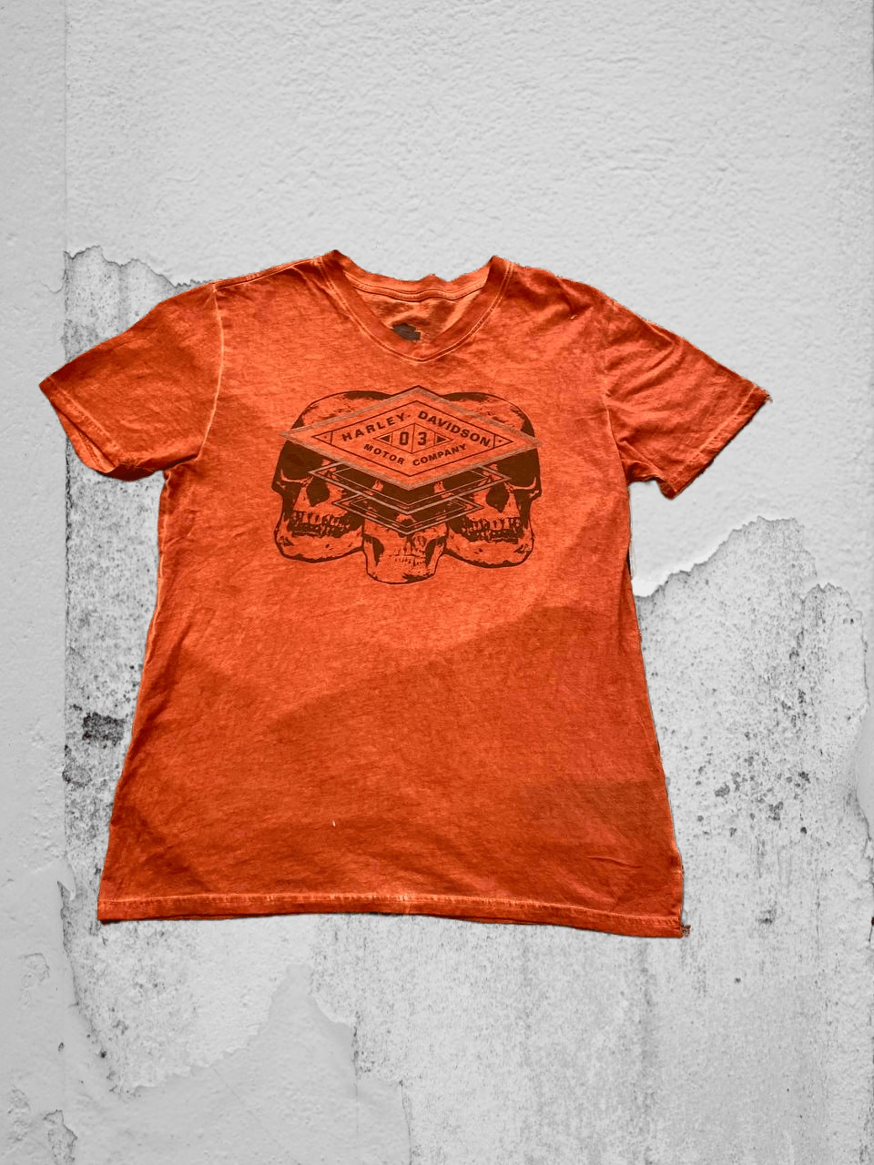 Harley Davidson Streetwear T-Shirt Harley Davidson big logo Y2K Vintage Size US M / EU 48-50 / 2 - 1 Thumbnail