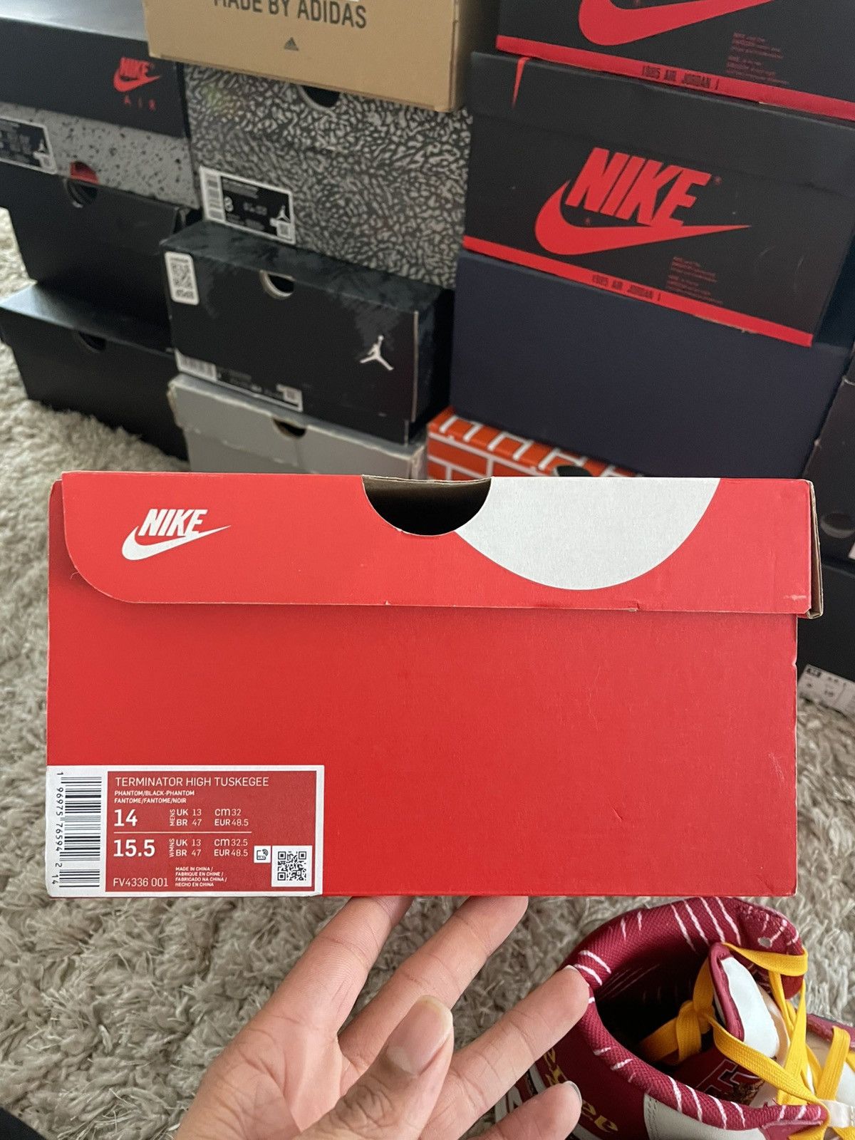 Nike Nike Terminator High Tuskegee University Size US 14 / EU 47 - 9 Thumbnail