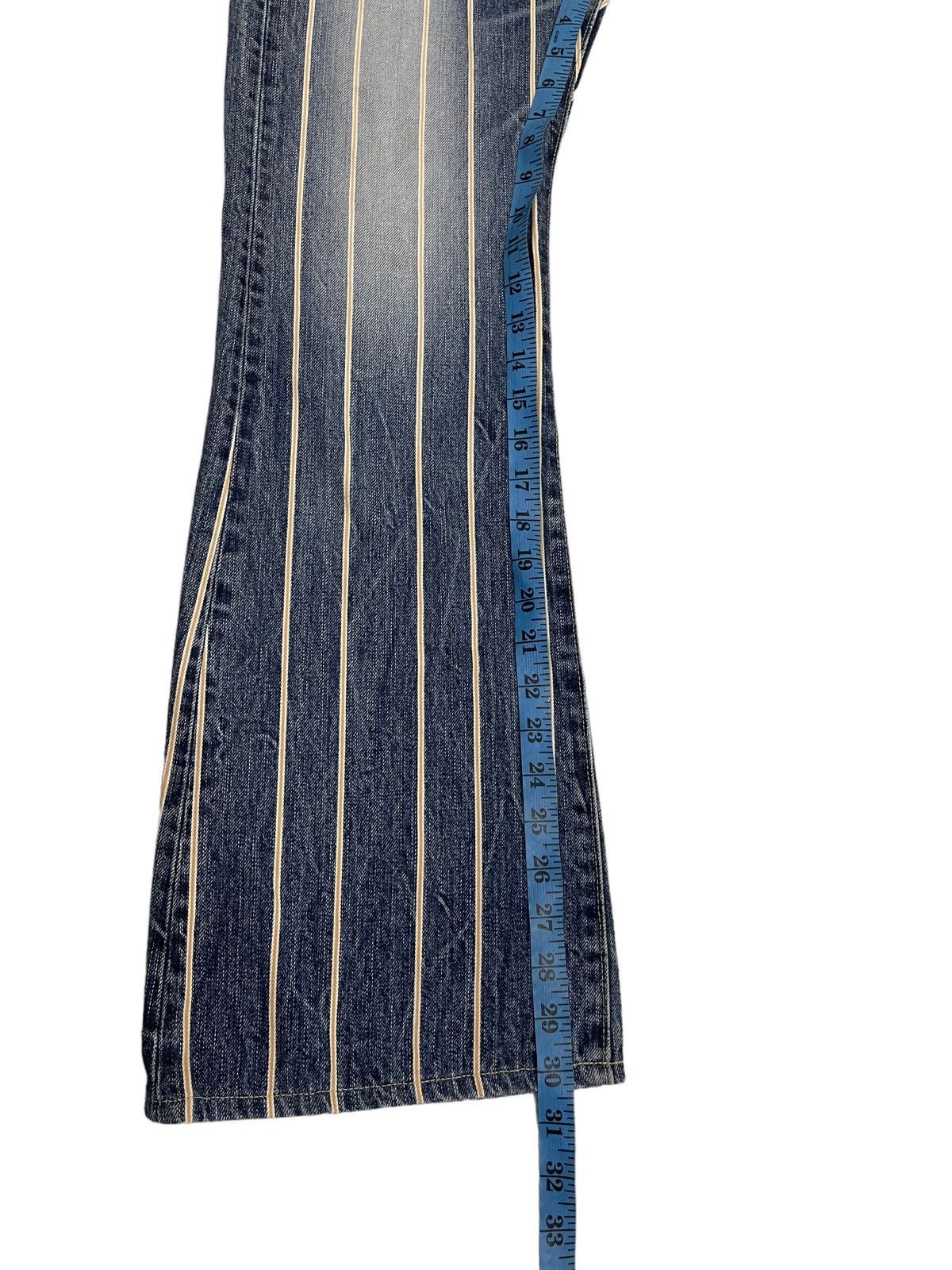 Edwin × Vintage Vintage Edwin Striped Flare Disclosed Denim Jeans Size US 29 - 24 Thumbnail