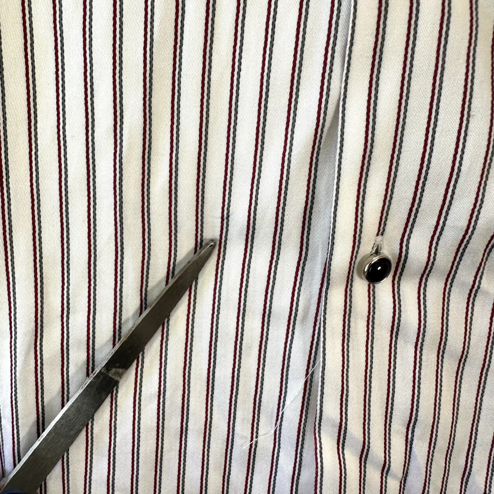 Ben Sherman Ben Sherman Dress Shirt Men XL Multicolor Striped Button Up Long Sleeve Cuffed Size 46R - 5 Thumbnail