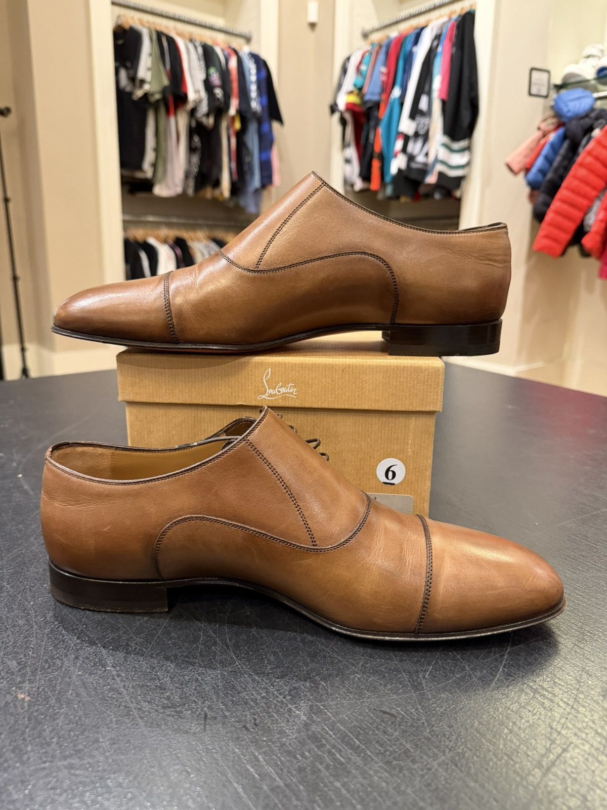 Christian Louboutin Greggo Painted Oxford Shoes