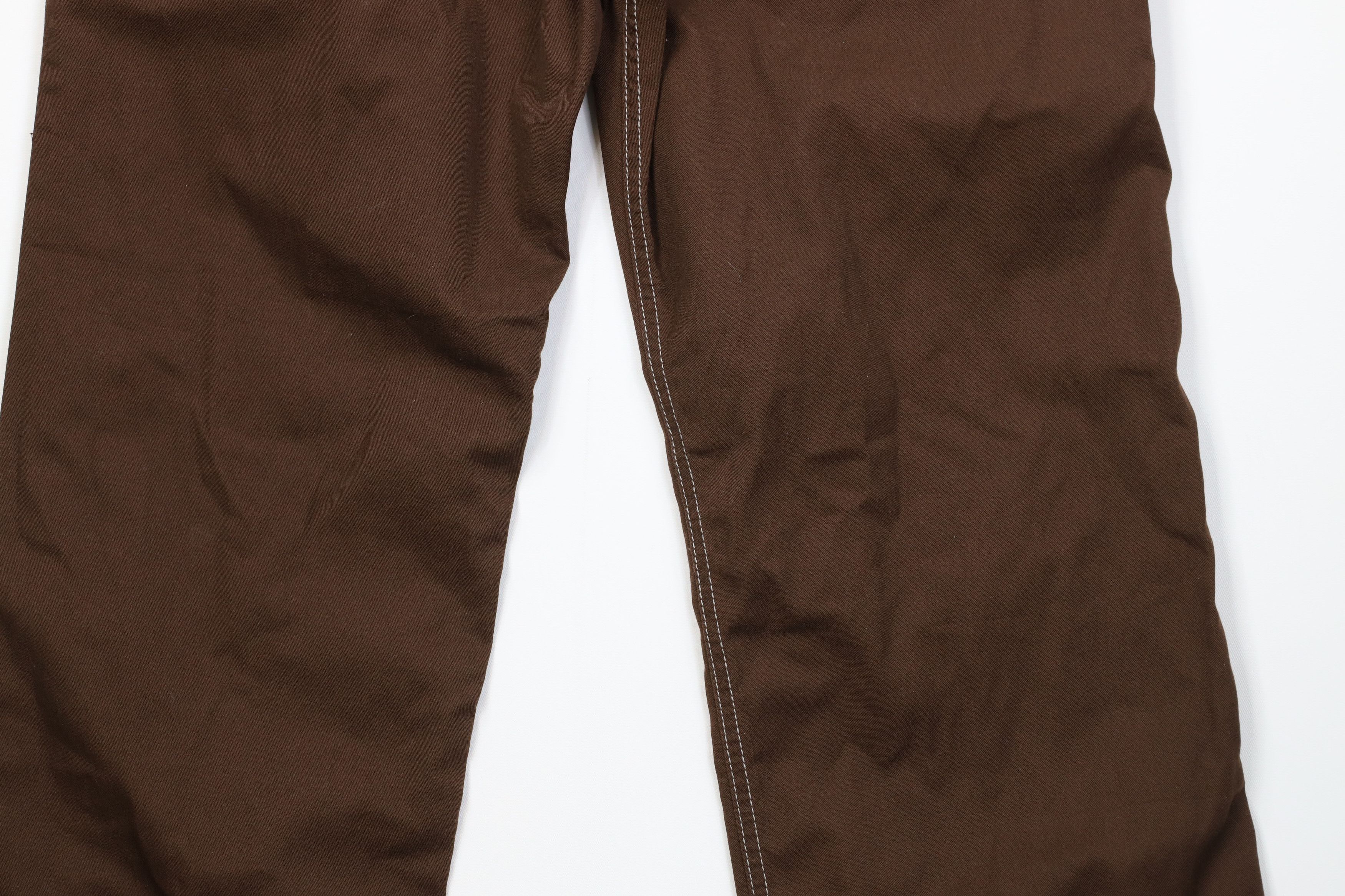 Vintage Vintage 90s Y2K Kikwear Wide Leg Skateboard Pants Brown USA Size US 34 / EU 50 - 12 Thumbnail