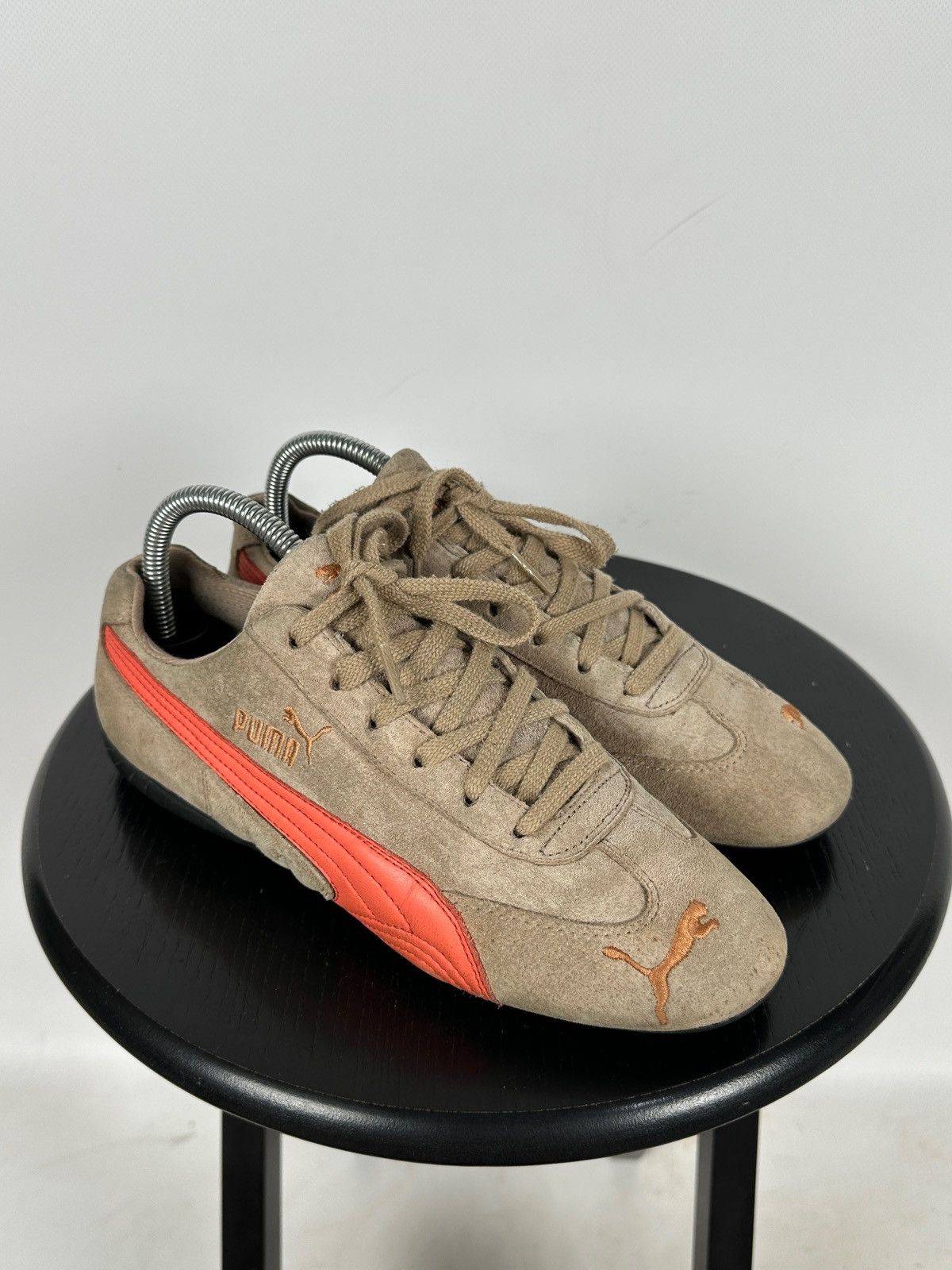 Puma Vintage Puma Speedcat Sand Suede/Leather Y2K Sneakers Size US 9 / IT 39 - 6 Thumbnail