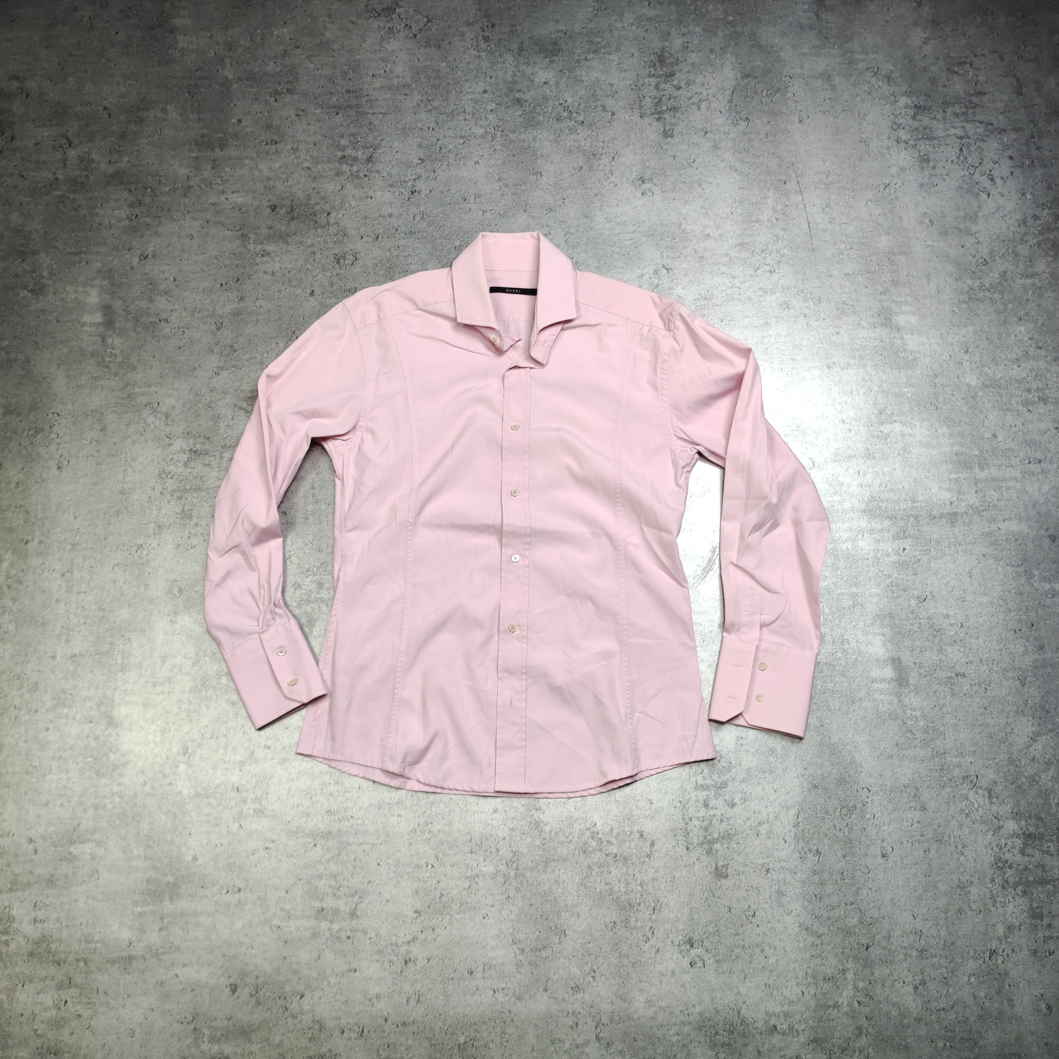 Gucci × Tom Ford RARE Gucci x Tom Ford Classic Slim Fit Light Pink Shirt Size US S / EU 44-46 / 1 - 5 Thumbnail