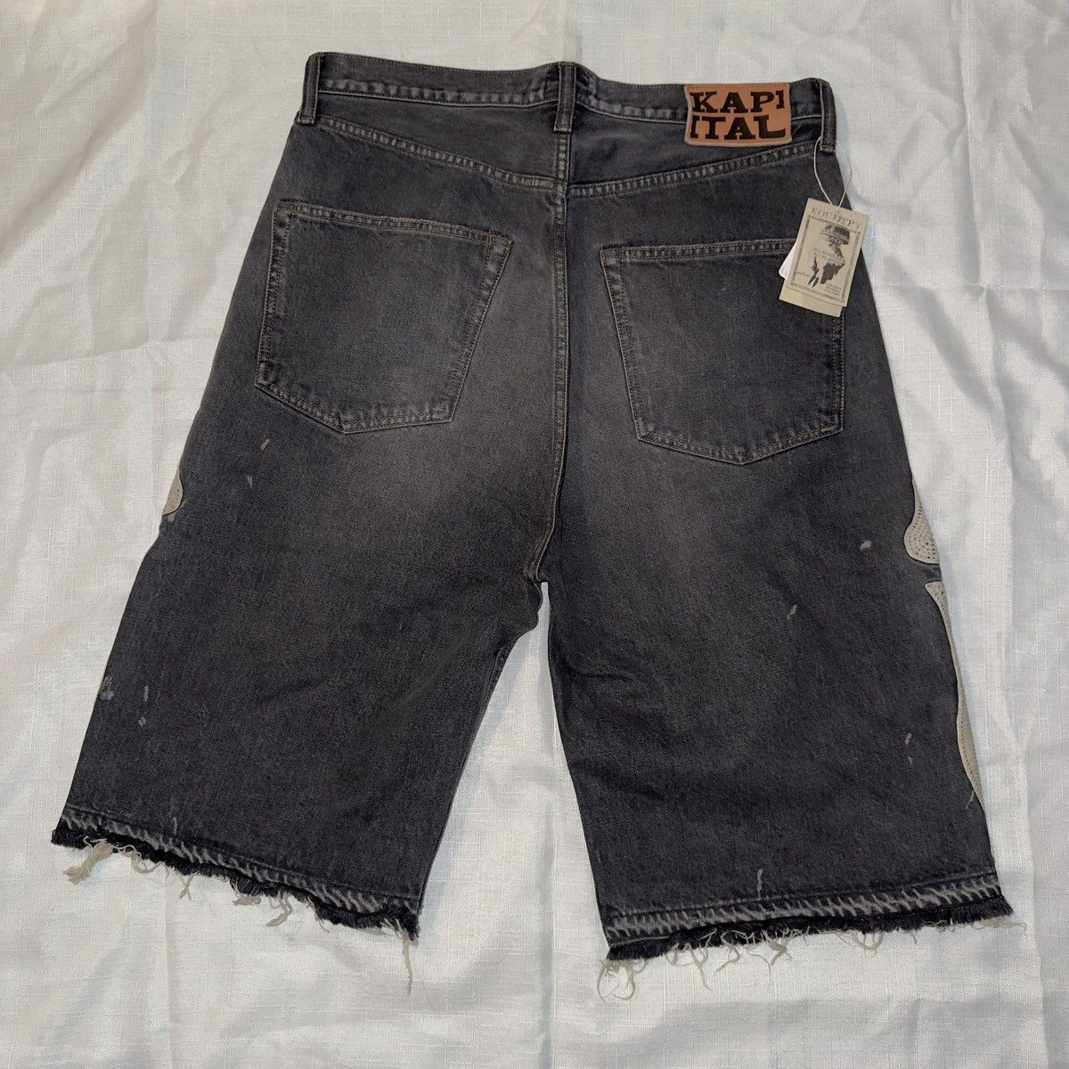 Kapital Kountry Kapital Kountry Bone Denim Shorts Size US 36 / EU 52 - 6 Thumbnail
