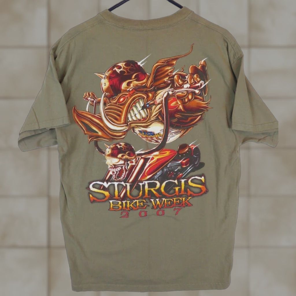 Delta Harley Davidson Hog wild T-Shirt MENS L Multicolor Motorcycle 2007 Sturgis SD 67th Week Gap Era? Size US L / EU 52-54 / 3 - 1 Thumbnail