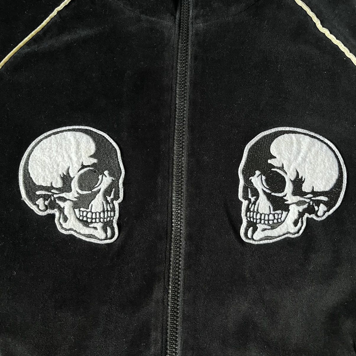 Number (N)ine 04ss Number nine velour skull zip jacket size 4 archive Size US XL / EU 56 / 4 - 3 Thumbnail