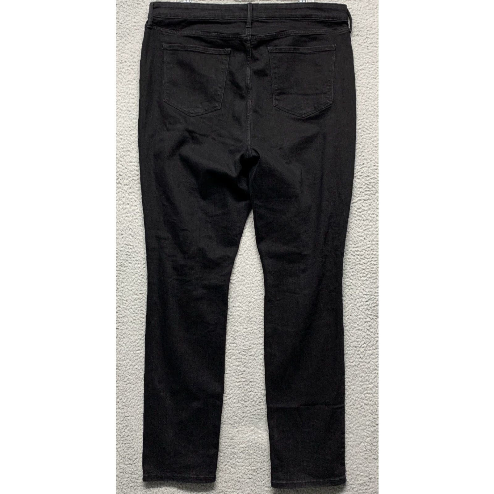 Old Navy Old Navy Womens Black Jeans Sz 18 Slim Straight Stretch High Rise Distressed NWT Size 40" / US 18 - 4 Thumbnail