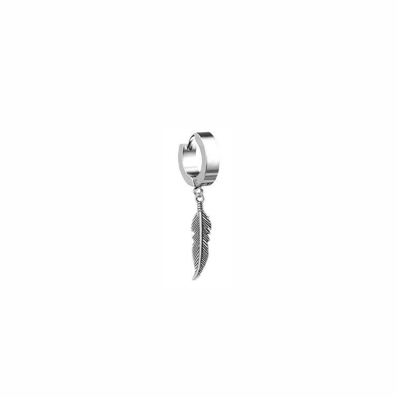 Jewelry Vibe Earrings One Pairs Chrome Jewelry Size ONE SIZE - 5 Thumbnail