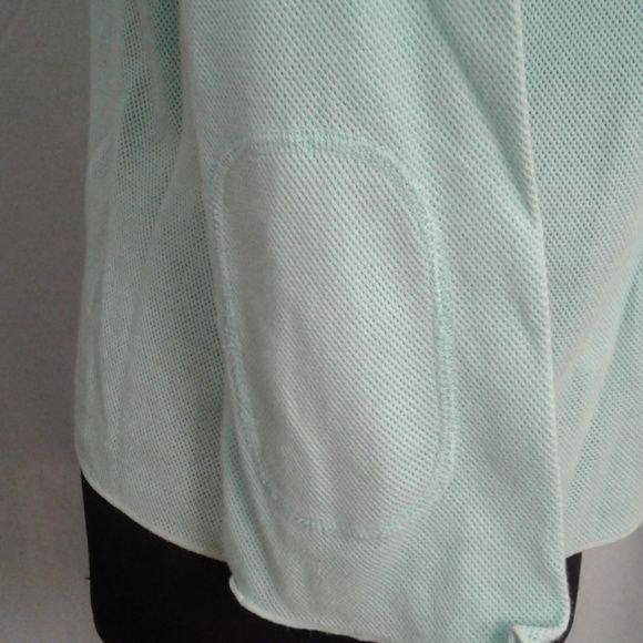 J. Jill J.Jill L Womens Petite Long Sleeve Mint Green Top Size L / US 10 / IT 46 - 7 Thumbnail