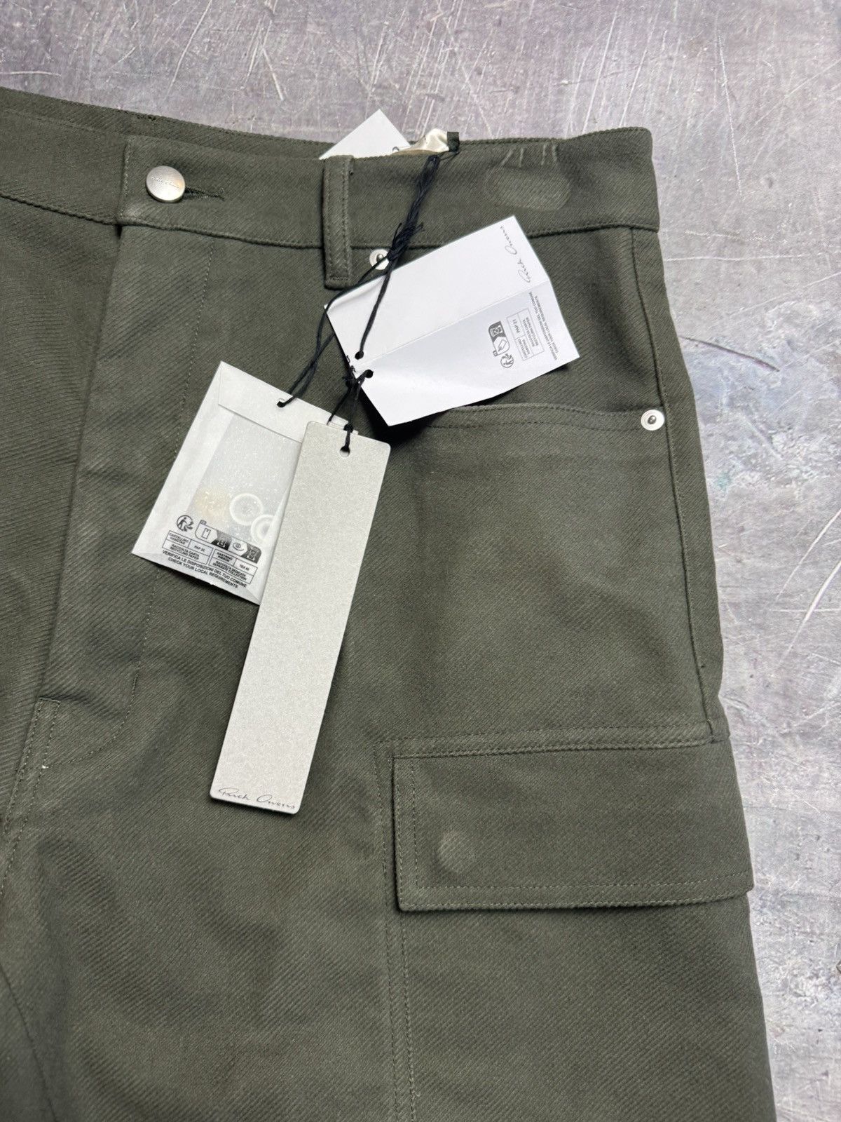 Rick Owens Rick Owens Double Cargo Jeans in Bosco Size US 34 / EU 50 - 4 Thumbnail