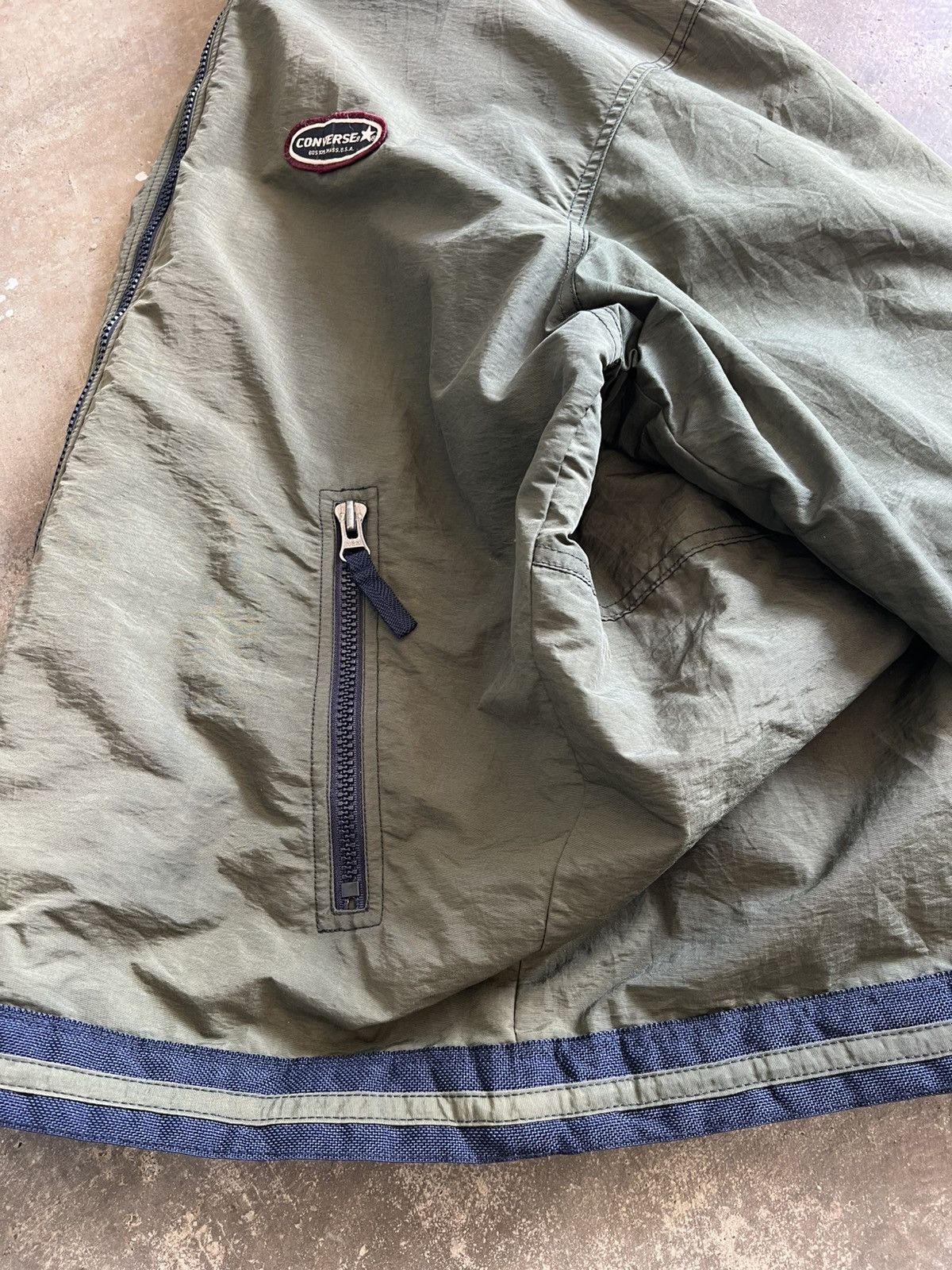 Converse Vintage 90s Converse All Star Double Layer Jacket Size US M / EU 48-50 / 2 - 17 Thumbnail