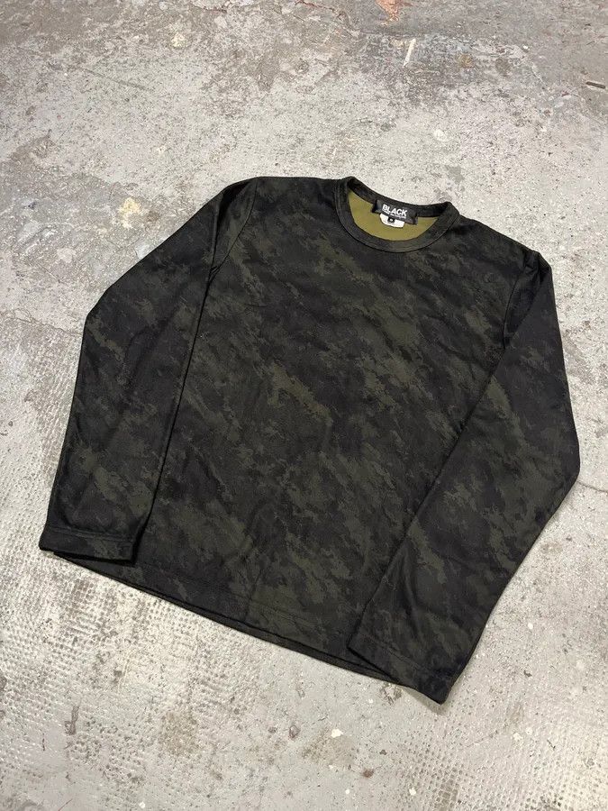 Comme des Garcons × Vintage AW2018 Comme des Garçons Black Green Light Sweater Size US S / EU 44-46 / 1 - 4 Thumbnail