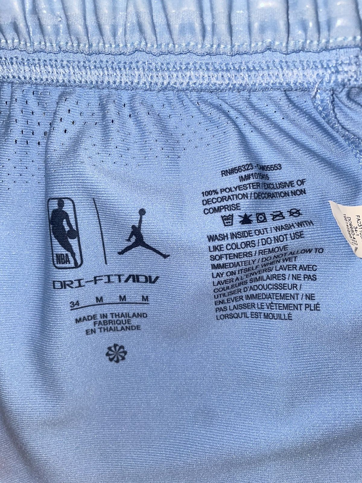 Jordan Brand Official NBA Memphis Grizzlies Jordan Game Shorts Size US 34 / EU 50 - 5 Thumbnail
