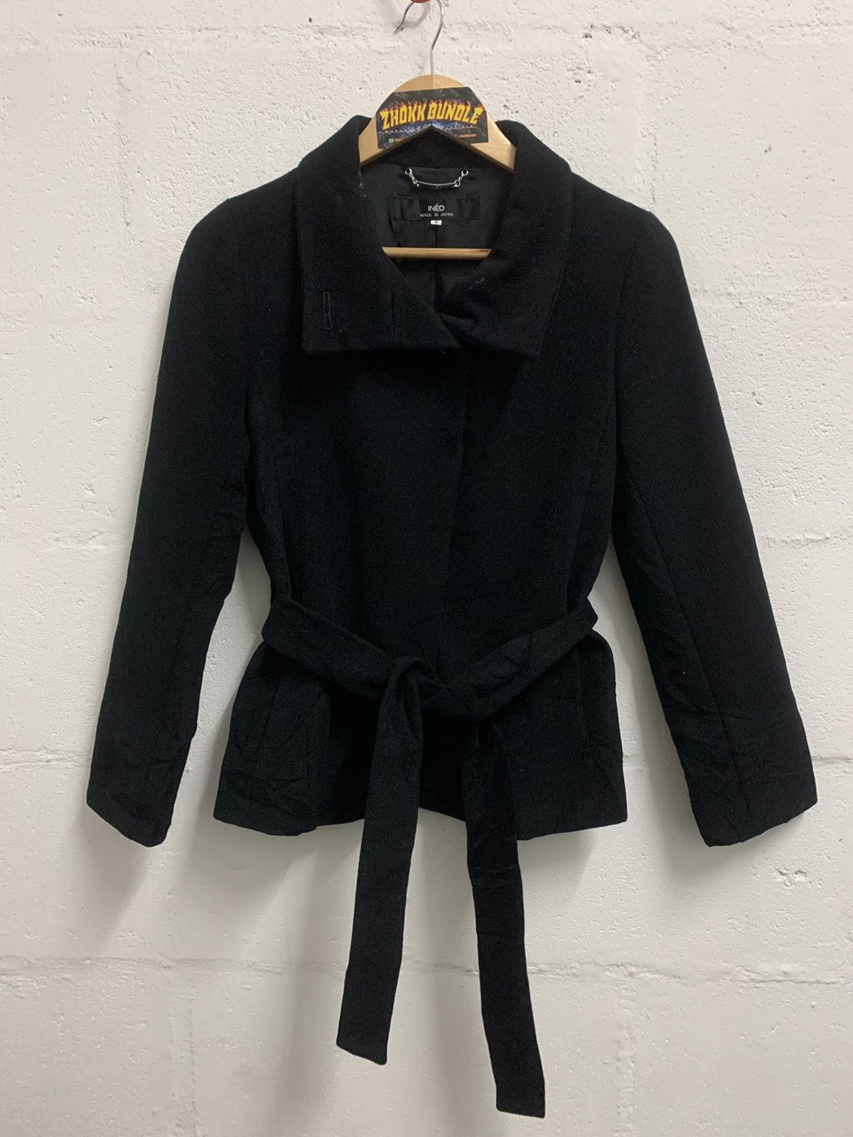 Yohji Yamamoto INED Stainless Steel Collar Jacket Single Melton Size S / US 4 / IT 40 - 2 Thumbnail
