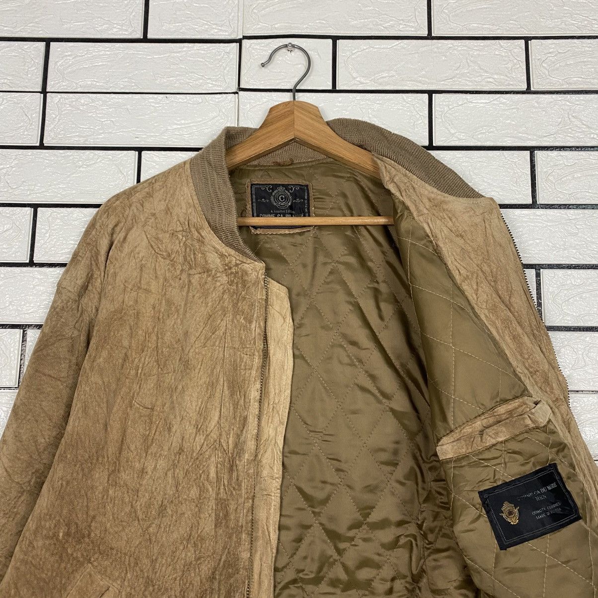 Japanese Brand 📌Vintage Genuine Leather Jacket Comme Ca Ism Big Logo Size US M / EU 48-50 / 2 - 13 Thumbnail