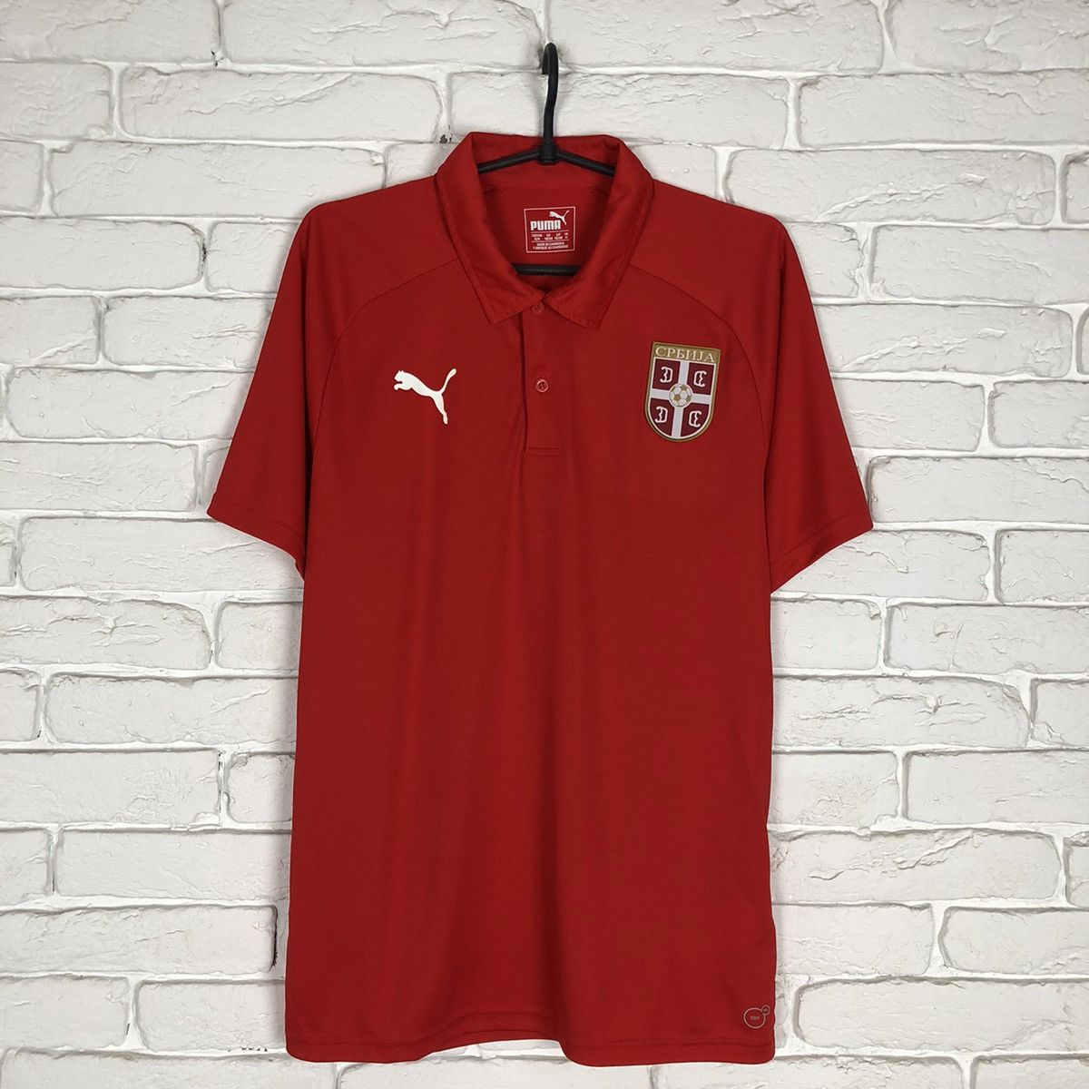 Puma Serbia national team 2017 soccer jersey Size US M / EU 48-50 / 2 - 1 Thumbnail