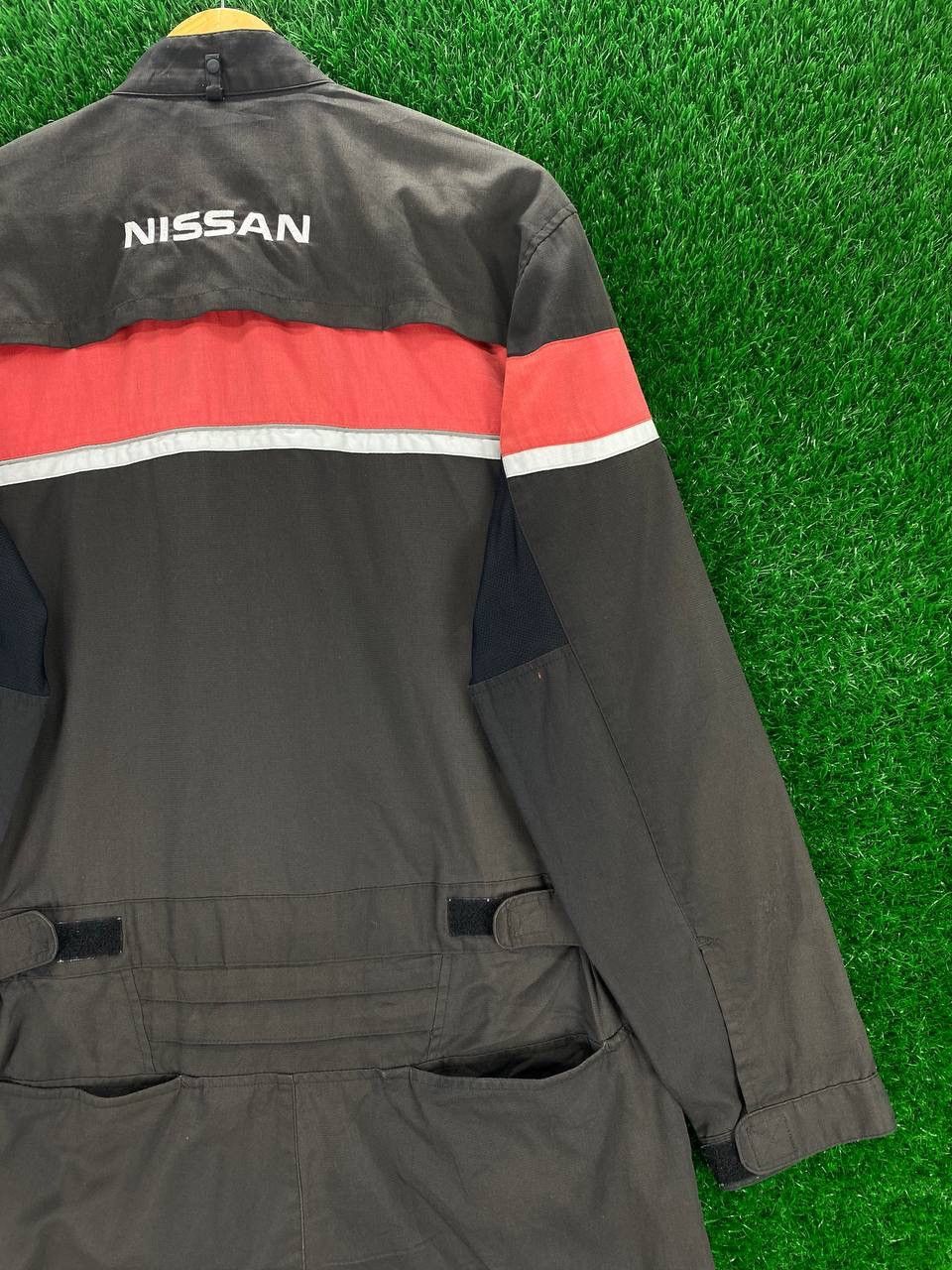 Japanese Brand Vintage Nissan Workwear Coverall Overalls Jumpsuits Size US 31 - 12 Thumbnail
