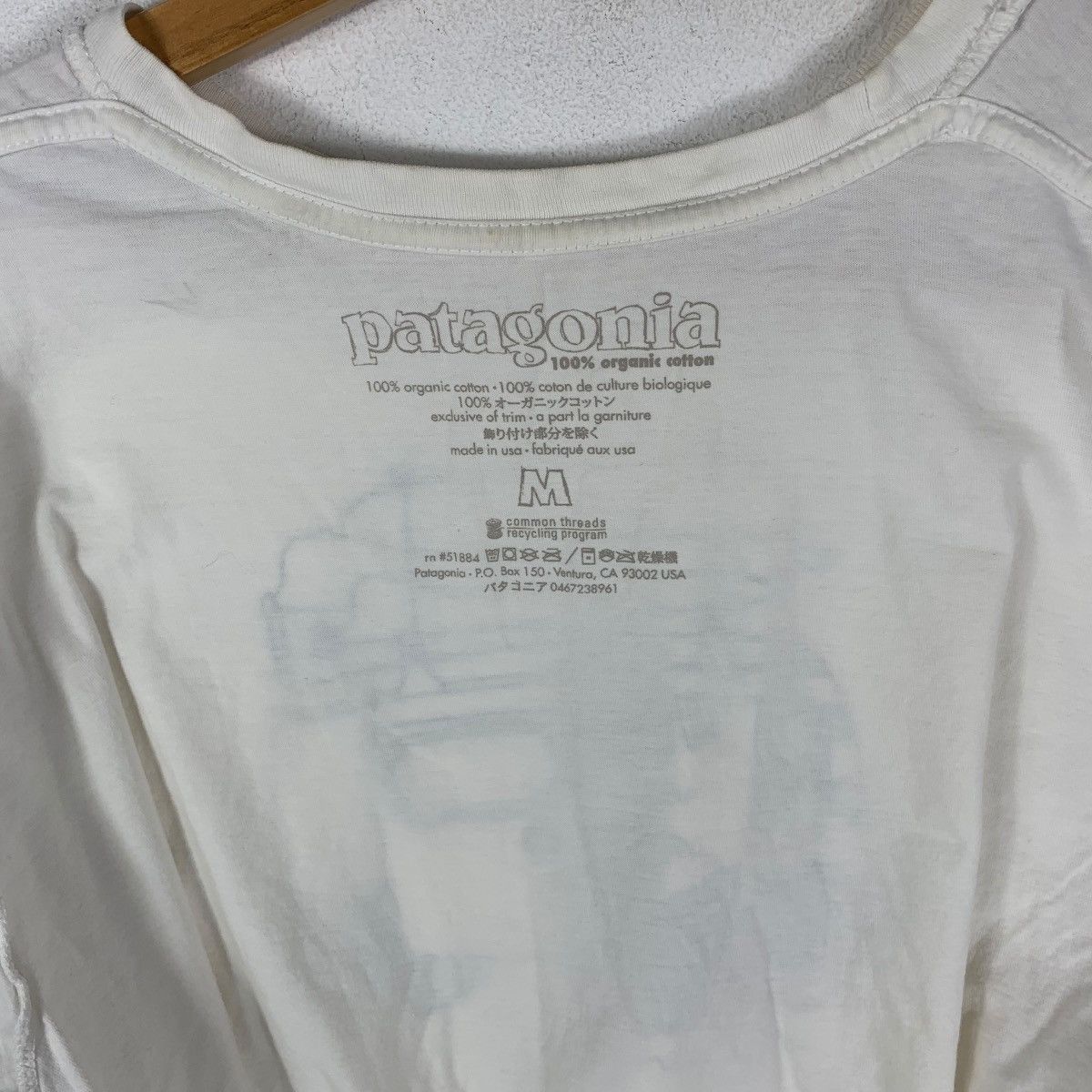 Patagonia PATAGONIA USA OUTDOOR Recycling Organic Cotton Tee Shirt Top Size US M / EU 48-50 / 2 - 8 Thumbnail