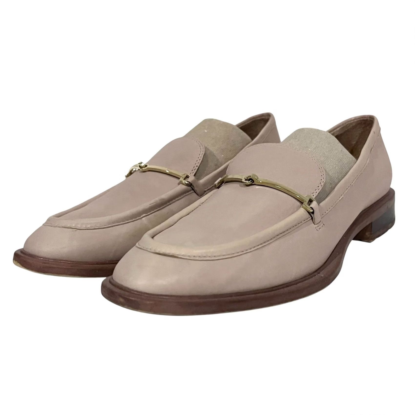 Franco Sarto Franco Sarto SARTO A-EDA Horse Bit Loafers Blush/Beige Leather Women Sz 8M Slip On Men? Women? Size US 8 / IT 38 - 5 Thumbnail