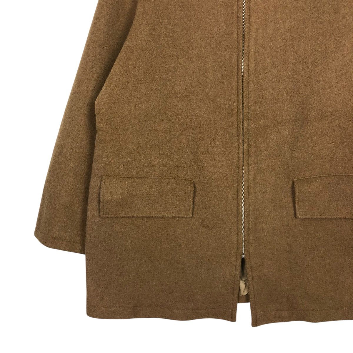Yohji Yamamoto 🔥VINTAGE CHORE WOOL JACKET Y’S FOR MEN ZIPPER HIGH COLLAR Size US M / EU 48-50 / 2 - 6 Thumbnail
