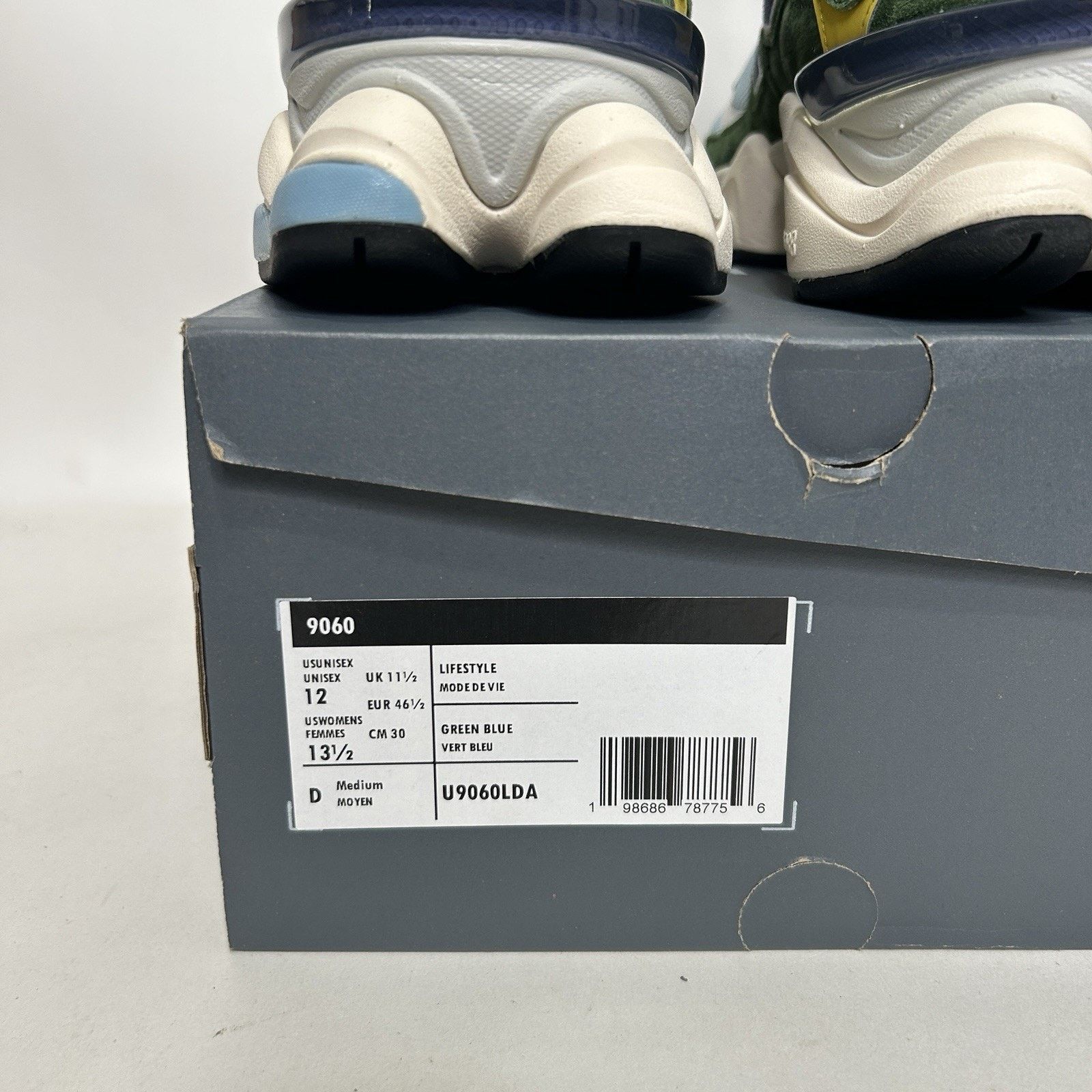 New Balance New Balance 9060 Running Shoes “Dark Alpine Green” U9060LDA Size US 12 / EU 45 - 5 Thumbnail