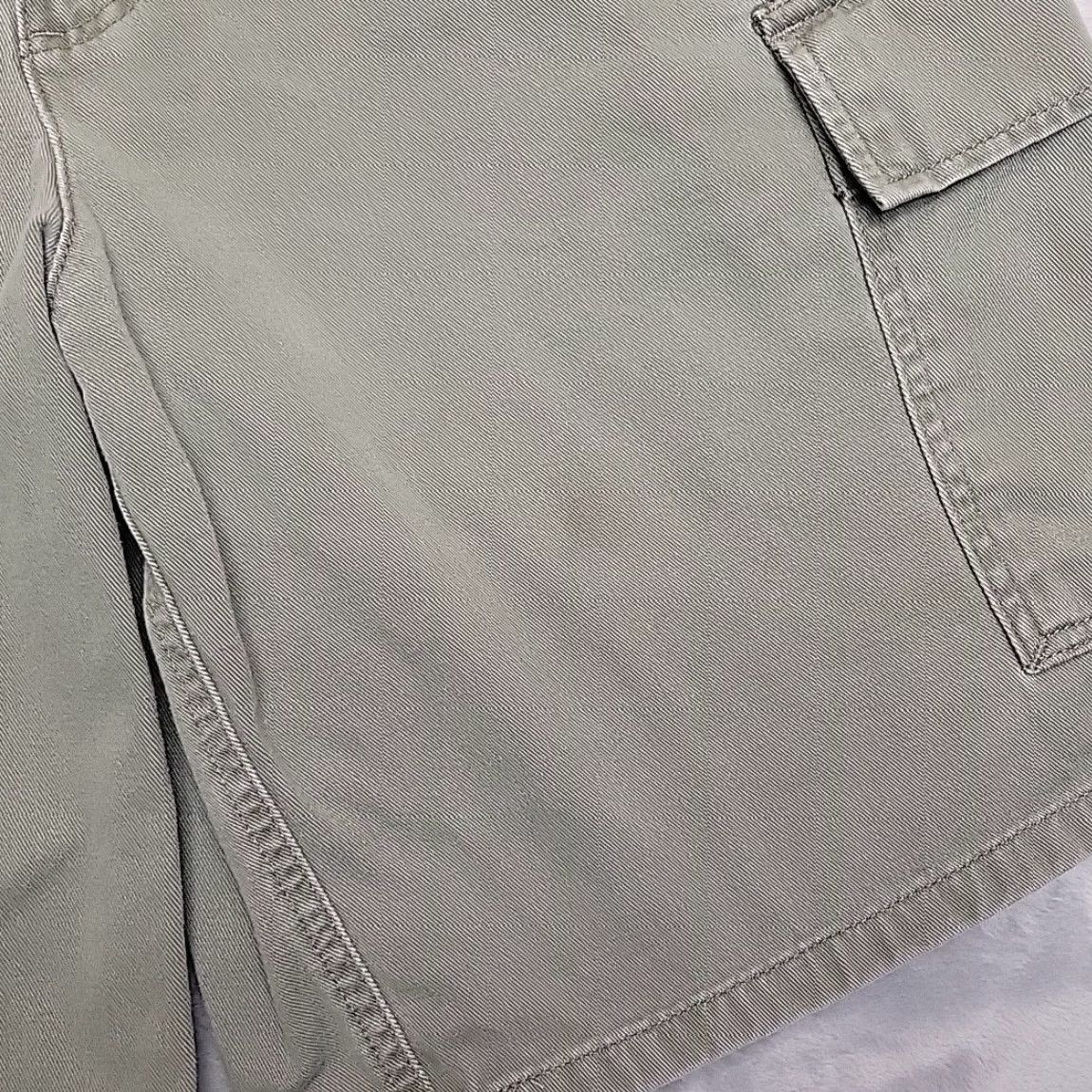 Dockers VTG Dockers Shorts Mens 34 Green Cargo Flat Front 100% Cotton Twill Work Chino Size US 34 / EU 50 - 2 Thumbnail