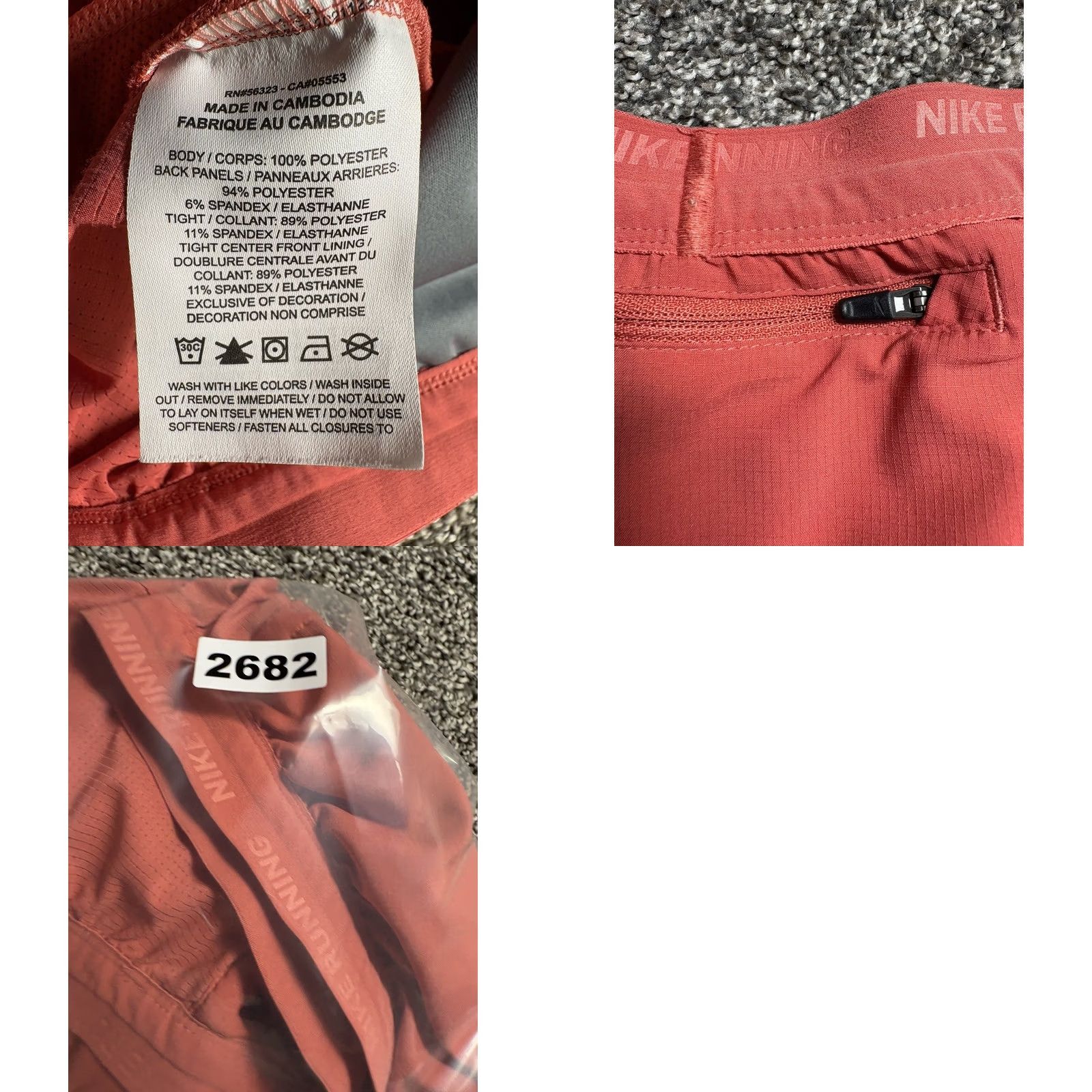 Nike Nike Stride Running Shorts Mens 2XL Pink Dri-FIT Unlined Gym 6” Inseam DM4759 Size US 39 - 8 Thumbnail