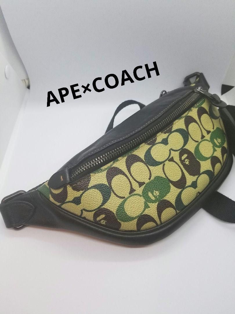 Bape x coach discount rivington belt bag