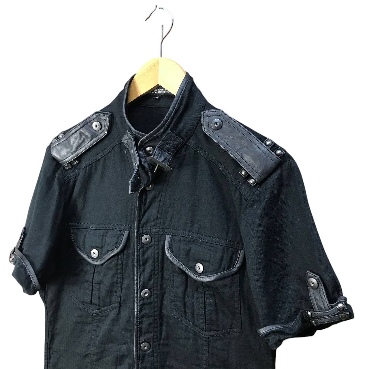 5351 POUR LES HOMMES 5351 Pour Les Hommes Pilot Bondage LGB Shirt Leather Trim Size US M / EU 48-50 / 2 - 5 Thumbnail