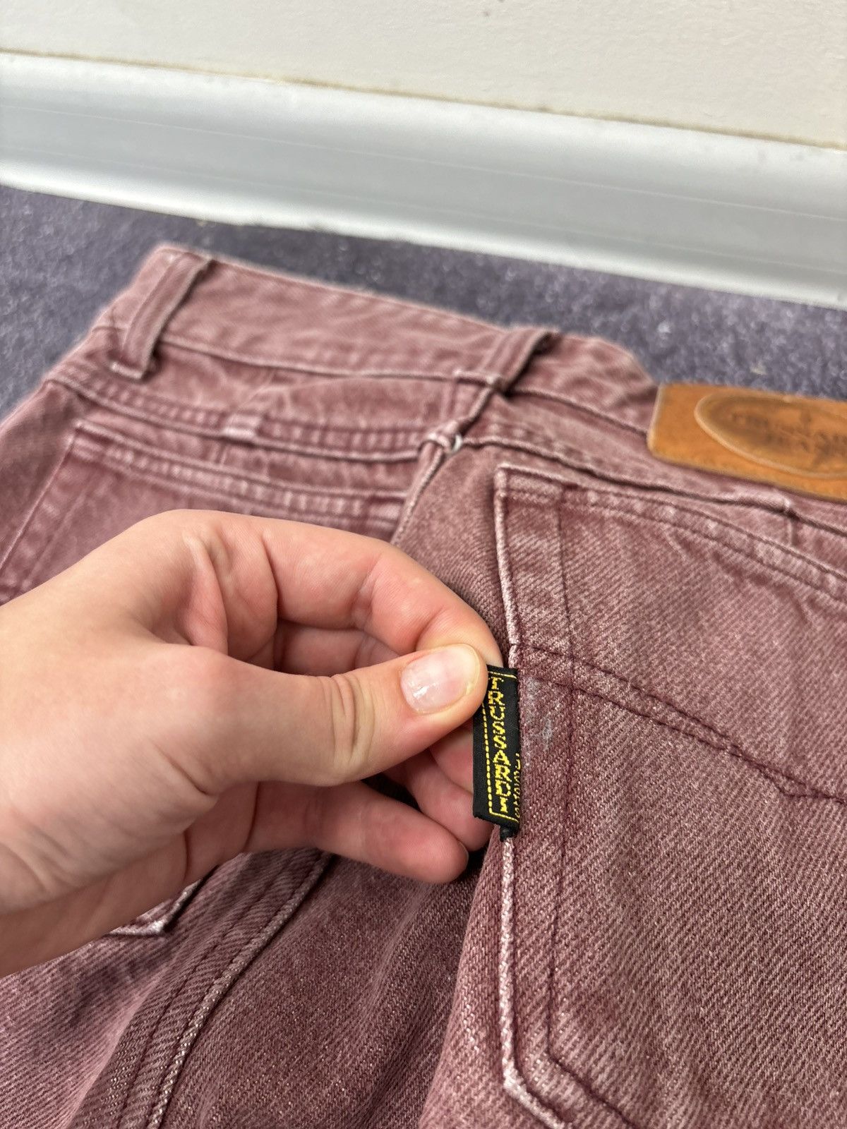 Trussardi Vintage Trussardi Women’s Italian Luxury Denim Tapered Jeans Size 30" / US 8 / IT 44 - 15 Thumbnail