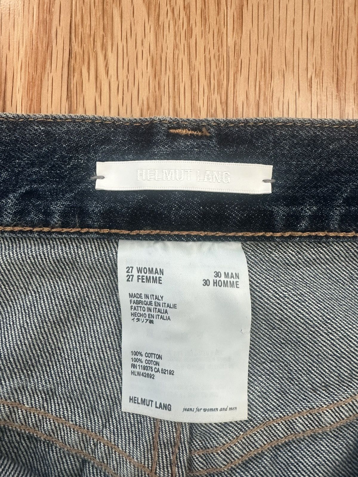 Helmut Lang Baggy Straight Leg Denim Size US 32 / EU 48 - 5 Thumbnail