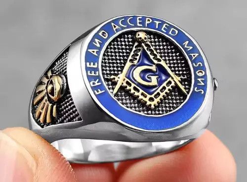 Jewelry Kimijima x Asai Masonic Freemasonry Ring (size 7-13) Size ONE SIZE - 3 Thumbnail