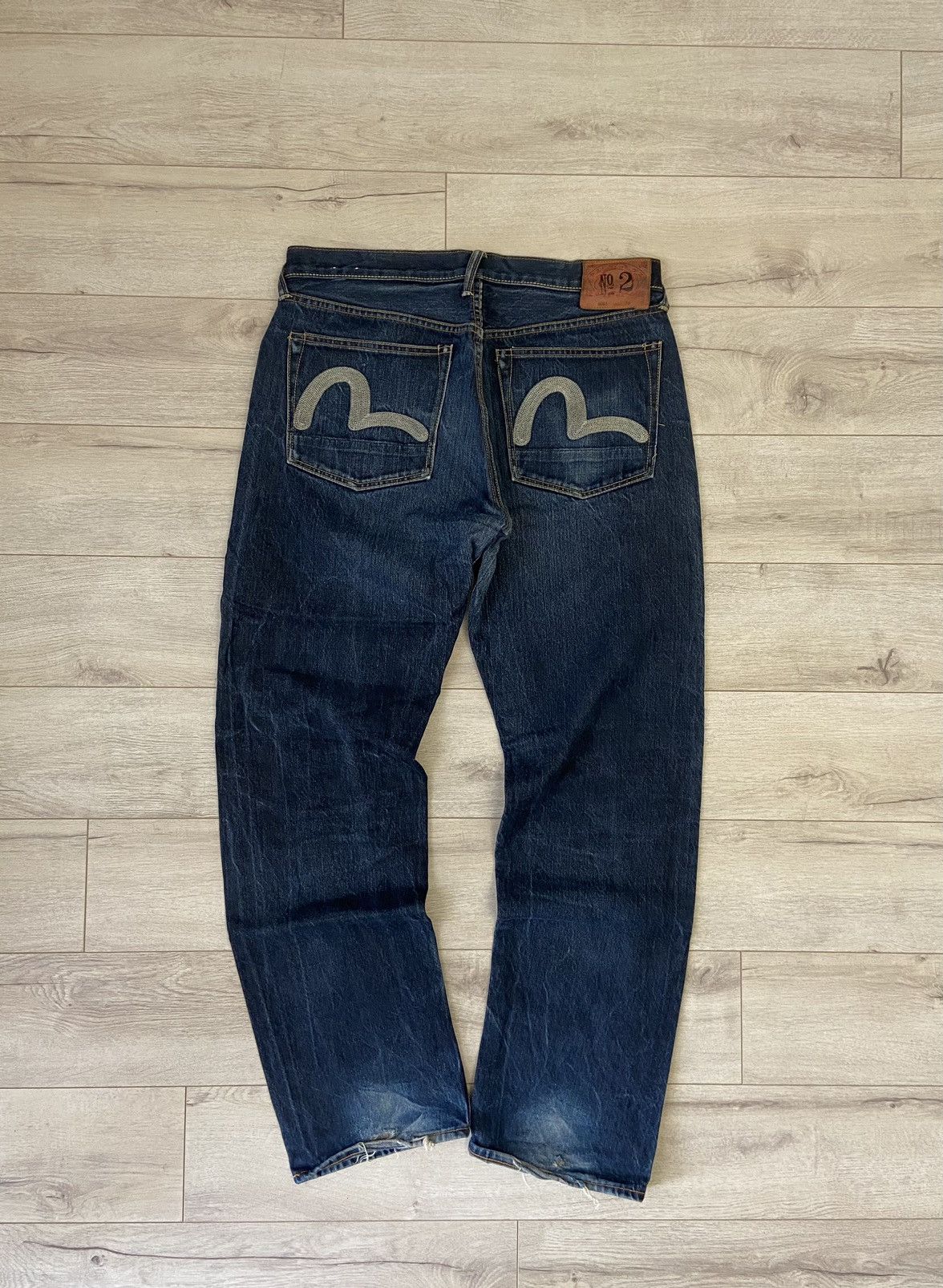 image of Evisu Selvedge Denim Jeans Japan Style Y2K in Blue, Men's (Size 36)