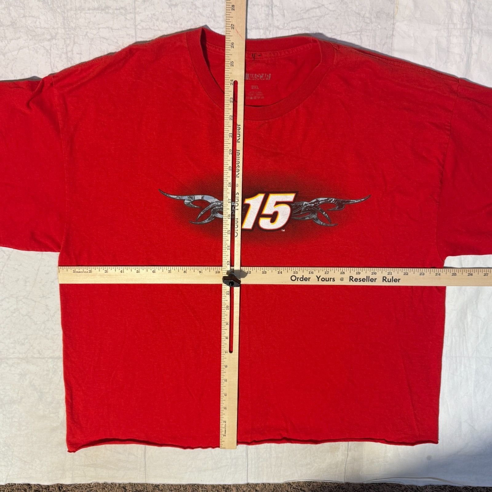 NASCAR Clint Bowyer 2014 NASCAR Racing #15 5 Hour Energy Red Tshirt Size US XXL / EU 58 / 5 - 6 Thumbnail