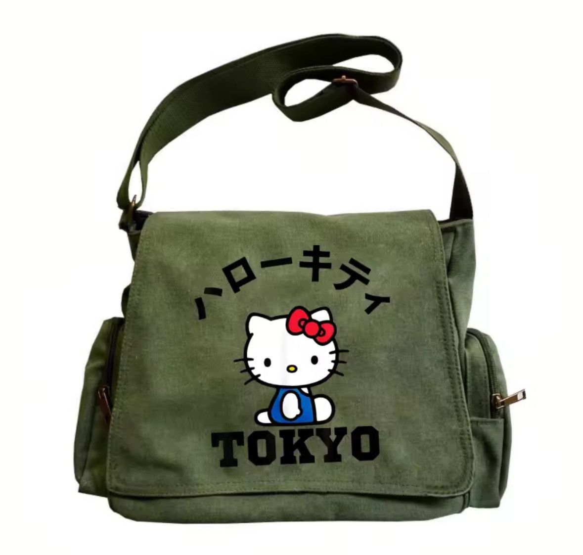 Other Work School Hello Kitty Shoulder Bag Large Messenger Bag Size ONE SIZE - 1 Thumbnail