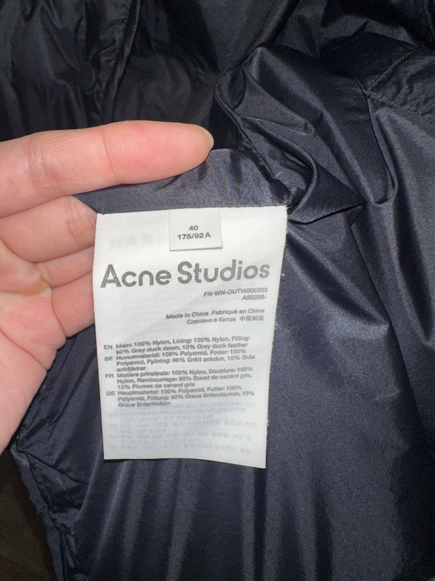 Acne Studios acne studios Vintage lapel down jacket 2501-Nextarrow Size US XXS / EU 40 - 2 Thumbnail