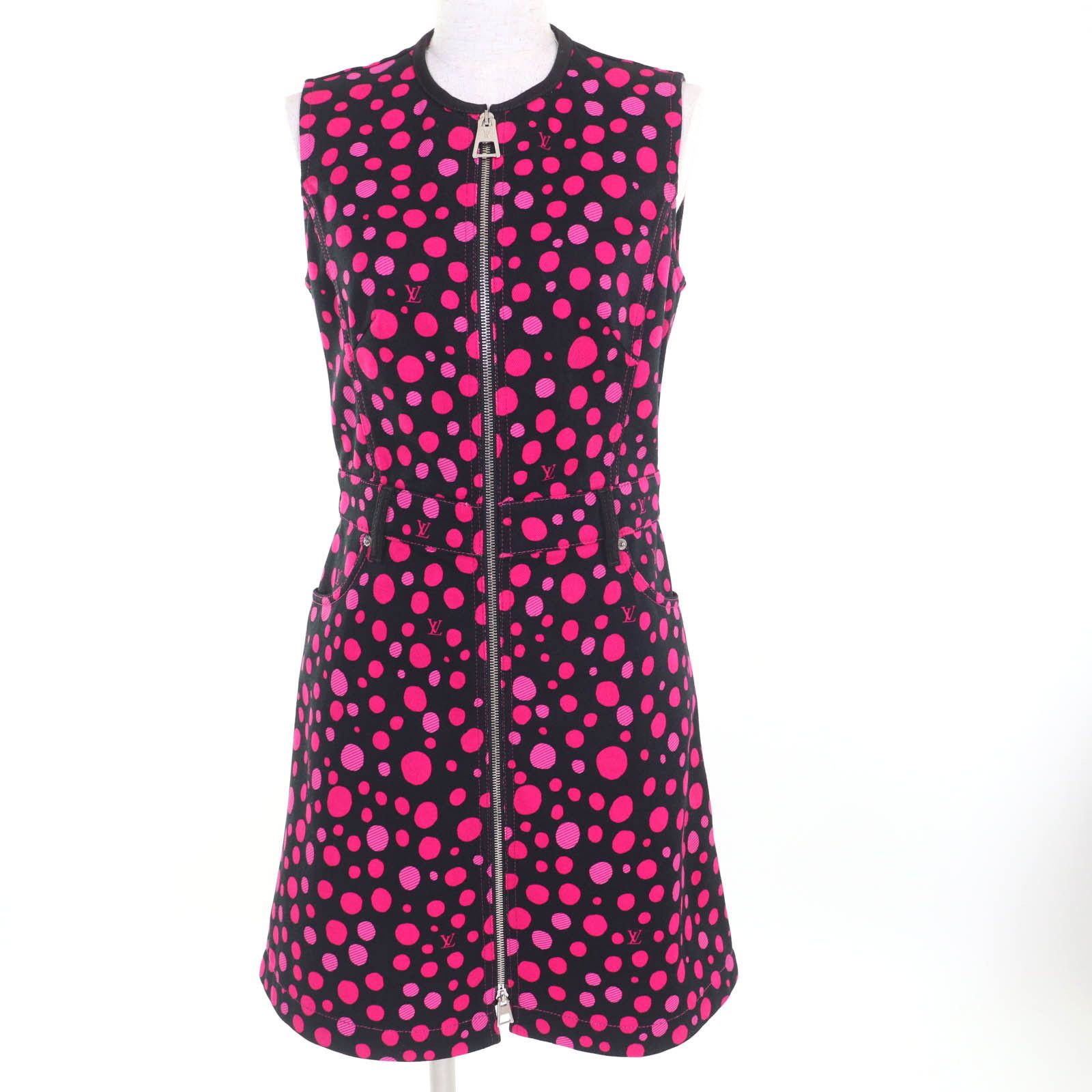 Louis Vuitton Louis Vuitton Louis Vuitton Yayoi Kusama Cotton Dress Limited Textile Dresses DUTY FREE for USA Size ONE SIZE - 1 Thumbnail