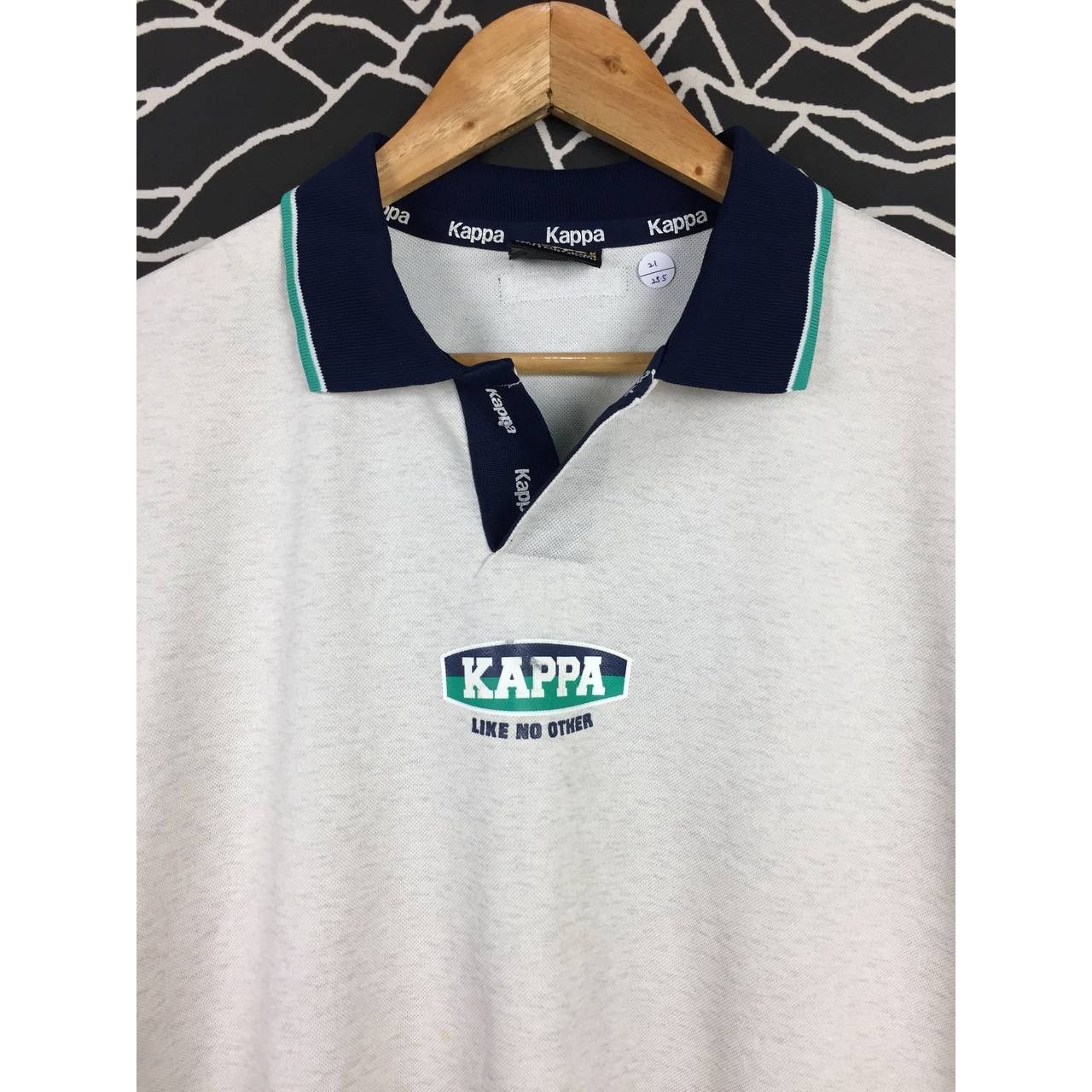 Kappa × Vintage Vtg Kappa Made In Japan Like No Other Cool & Dry Polo Tee Size US L / EU 52-54 / 3 - 3 Thumbnail