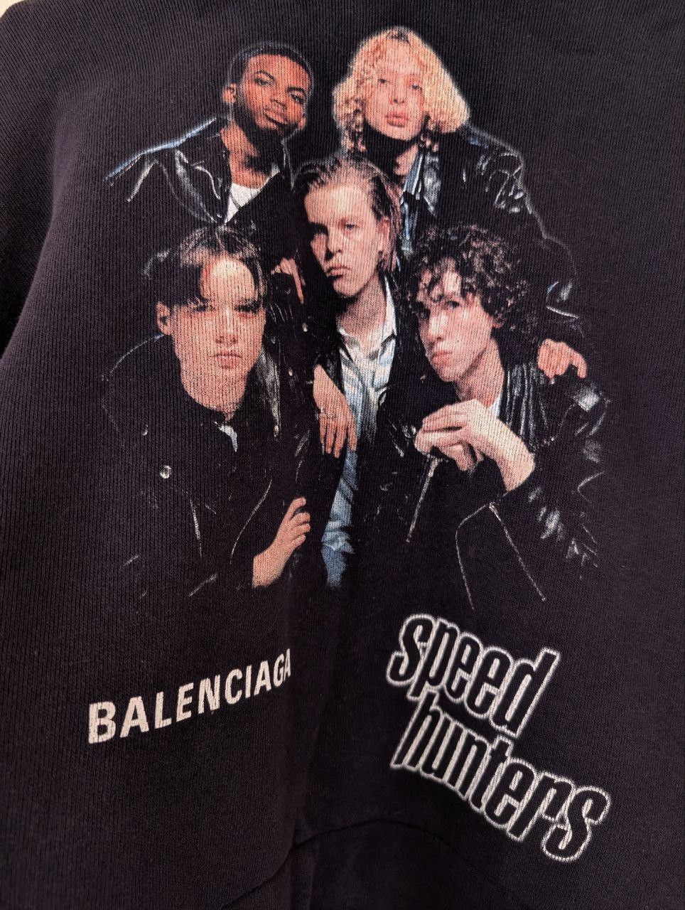 Balenciaga Balenciaga Speedhunters Black Logo Hoodie (fits L-XL) Size US XS / EU 42 / 0 - 6 Thumbnail