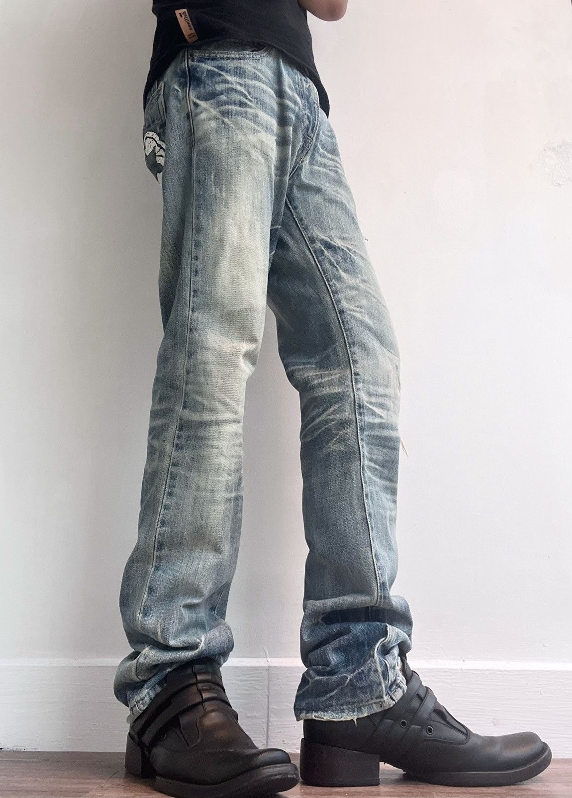 Undercover Undercover Faded Whisker Jeans Size US 32 / EU 48 - 2 Thumbnail