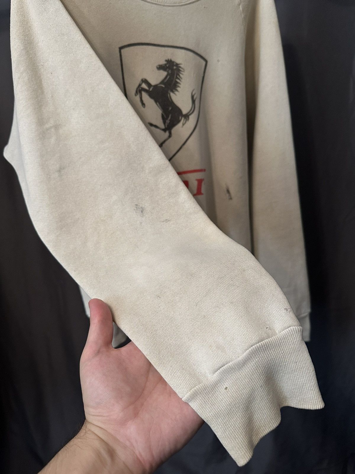 Vintage Vintage 80’s Ferrari Crewneck Sweatshirt Size US XL / EU 56 / 4 - 3 Thumbnail