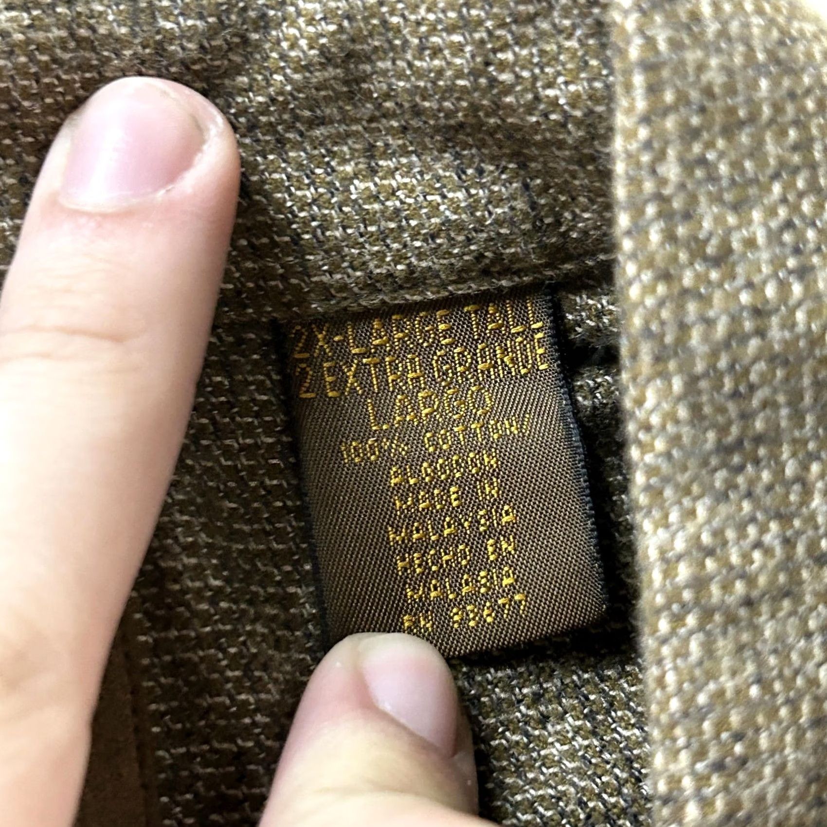 Vintage St. John's Bay Shirt Mens 2XLT Brown Tweed Long Sleeve Button Up Casual Workwear Size US XXL / EU 58 / 5 - 4 Thumbnail