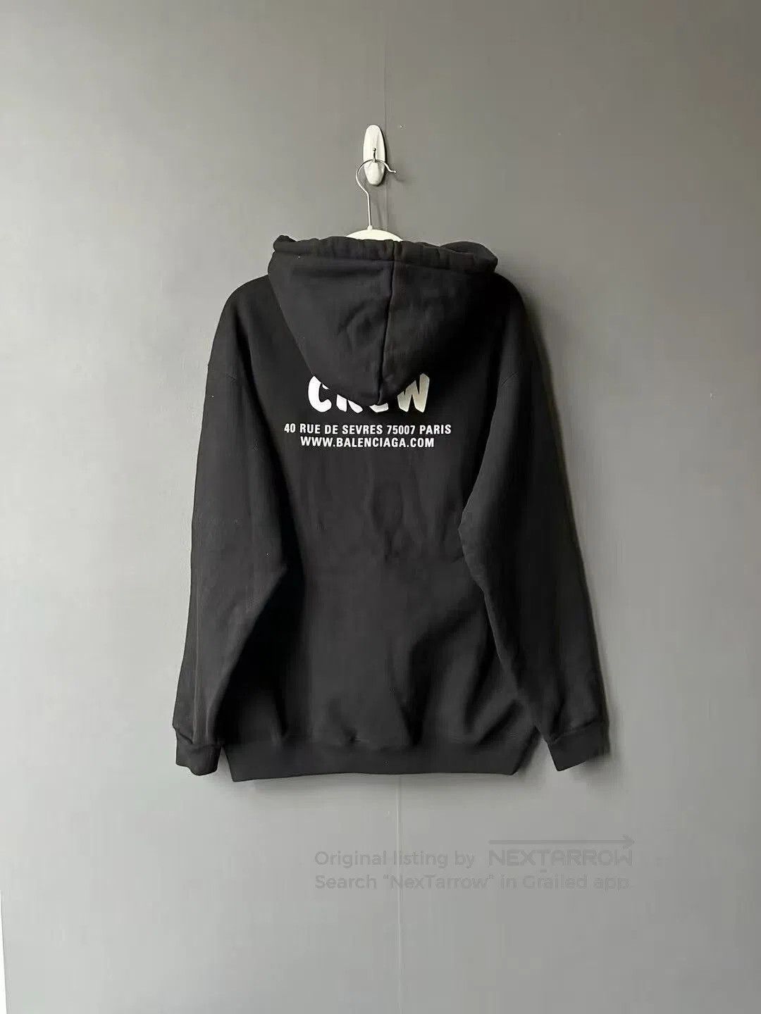 Balenciaga Balenciaga Black Crew Neck Hoodie. Size US XS / EU 42 / 0 - 2 Thumbnail