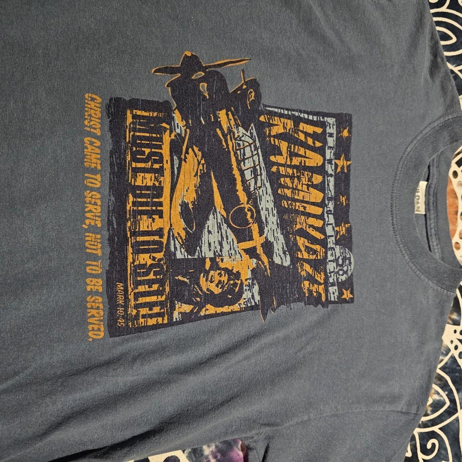 Designer Go Fish Orange and Blue T-shirt Size US S / EU 44-46 / 1 - 2 Thumbnail