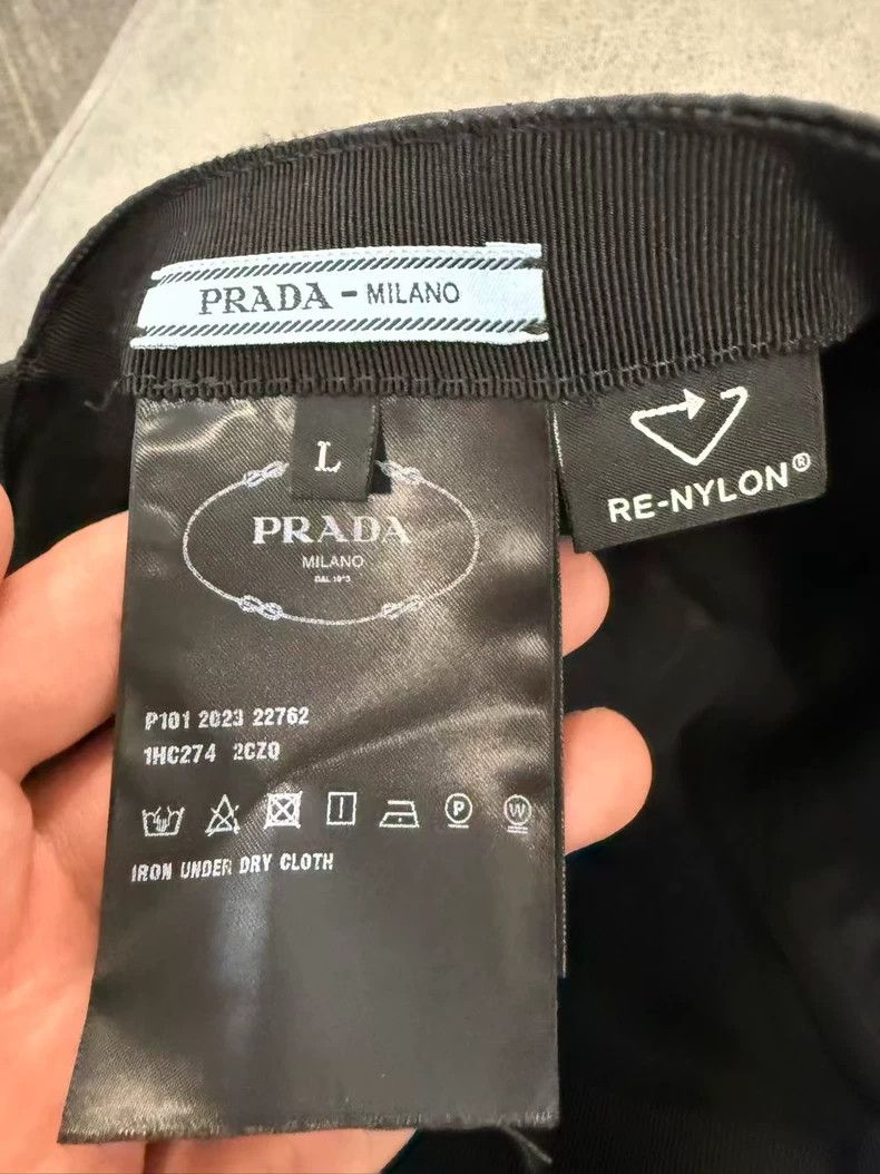 Prada Prada SizeL Recycled nylon cap Size ONE SIZE - 7 Thumbnail