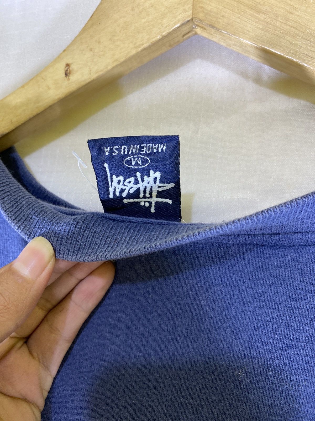 Stussy vintage signature logo crewneck Size US XL / EU 56 / 4 - 3 Thumbnail