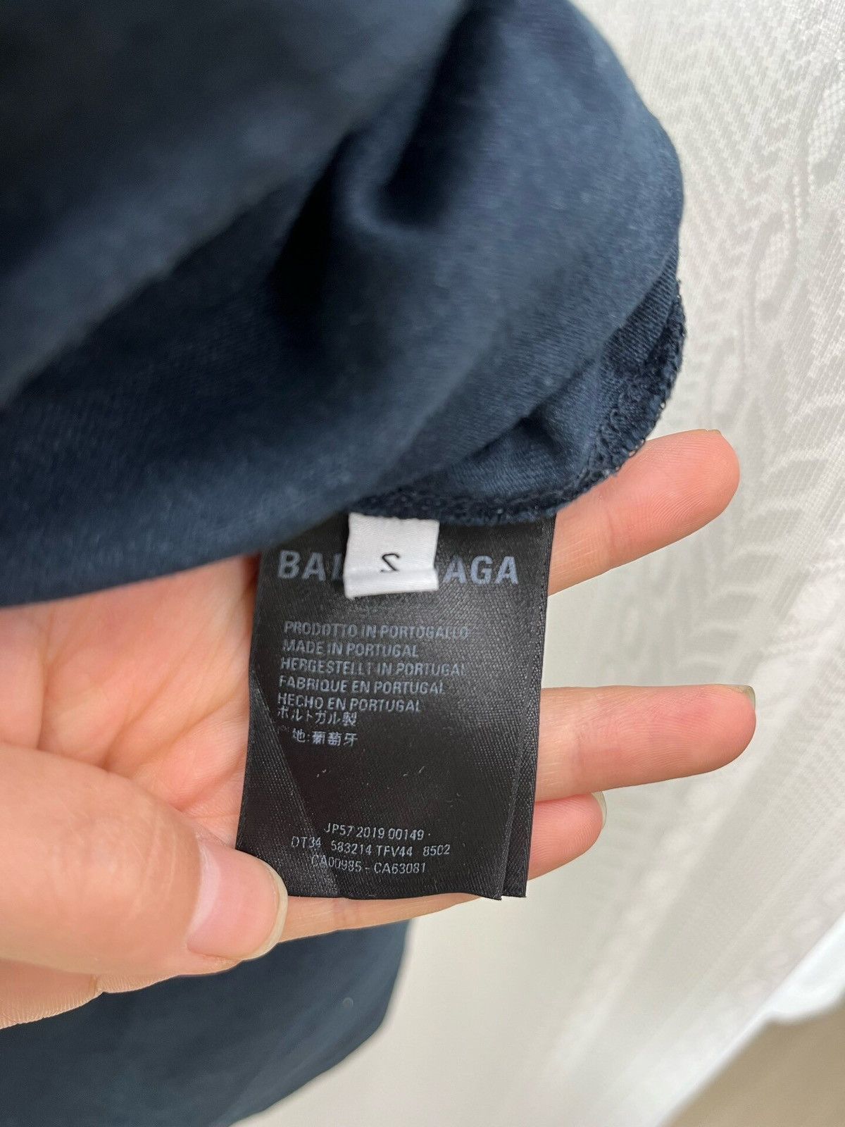 Balenciaga Balenciaga Oversized Logo-Embroidered Cotton-Jersey T-Shirt Size US S / EU 44-46 / 1 - 4 Thumbnail